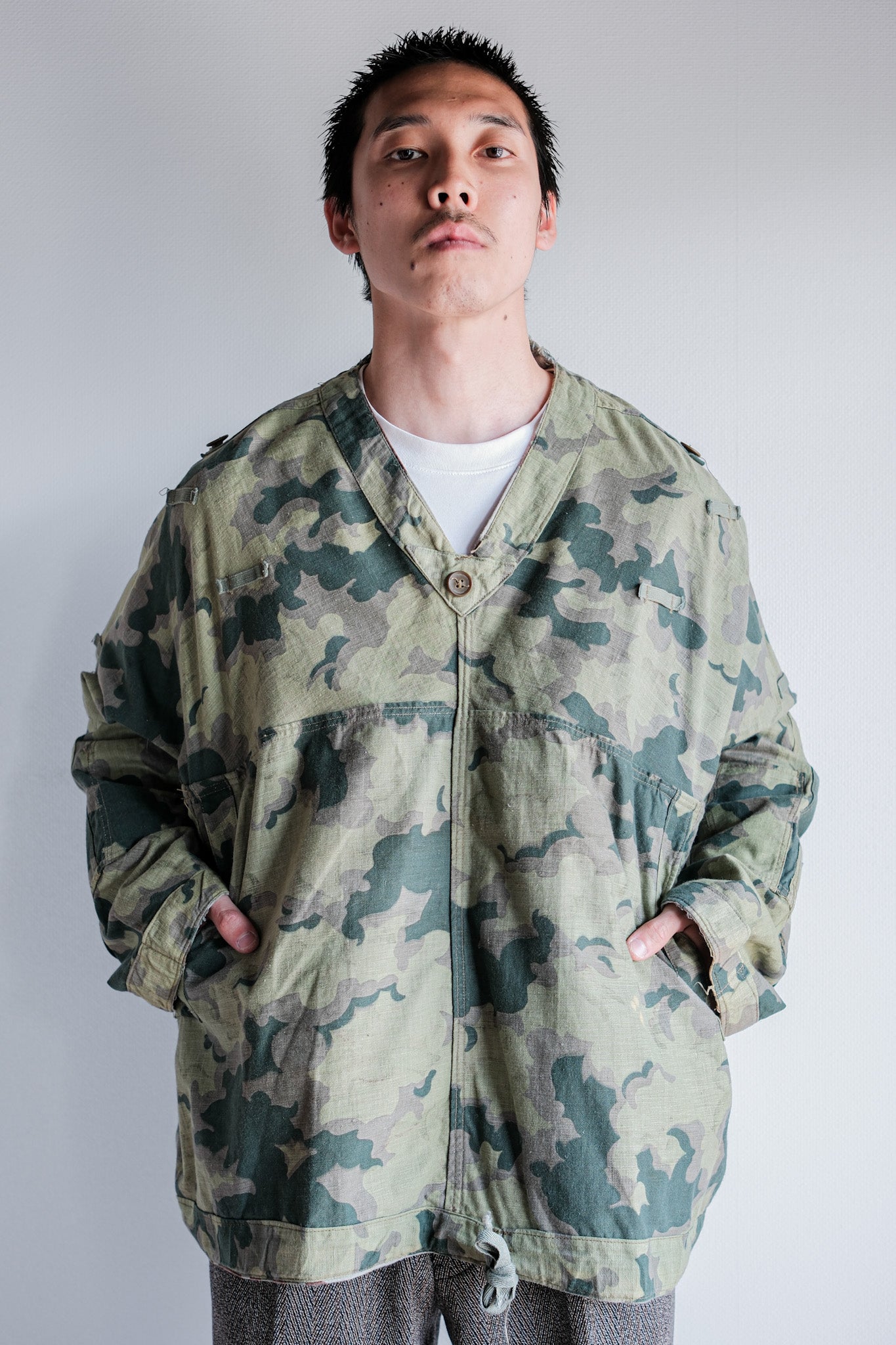 ［~50's］Czechoslovakian Army Clouds Camouflage Reversible Smock