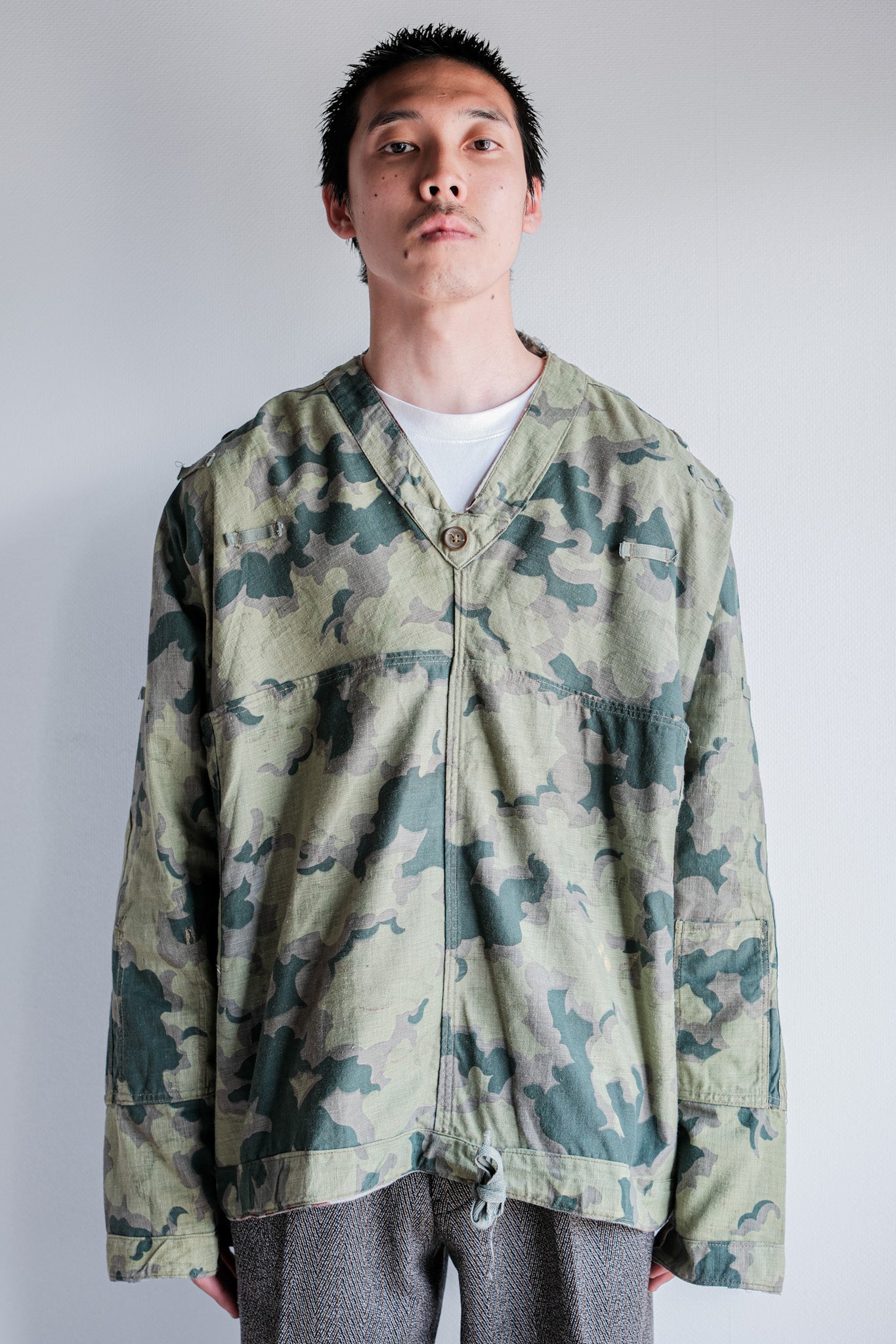 ［~50's］Czechoslovakian Army Clouds Camouflage Reversible Smock