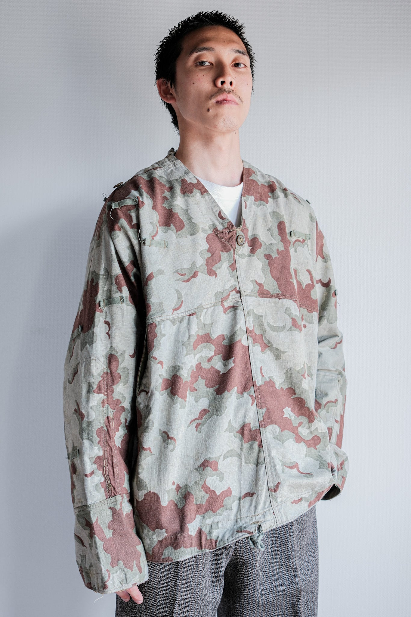 ［~50's］Czechoslovakian Army Clouds Camouflage Reversible Smock