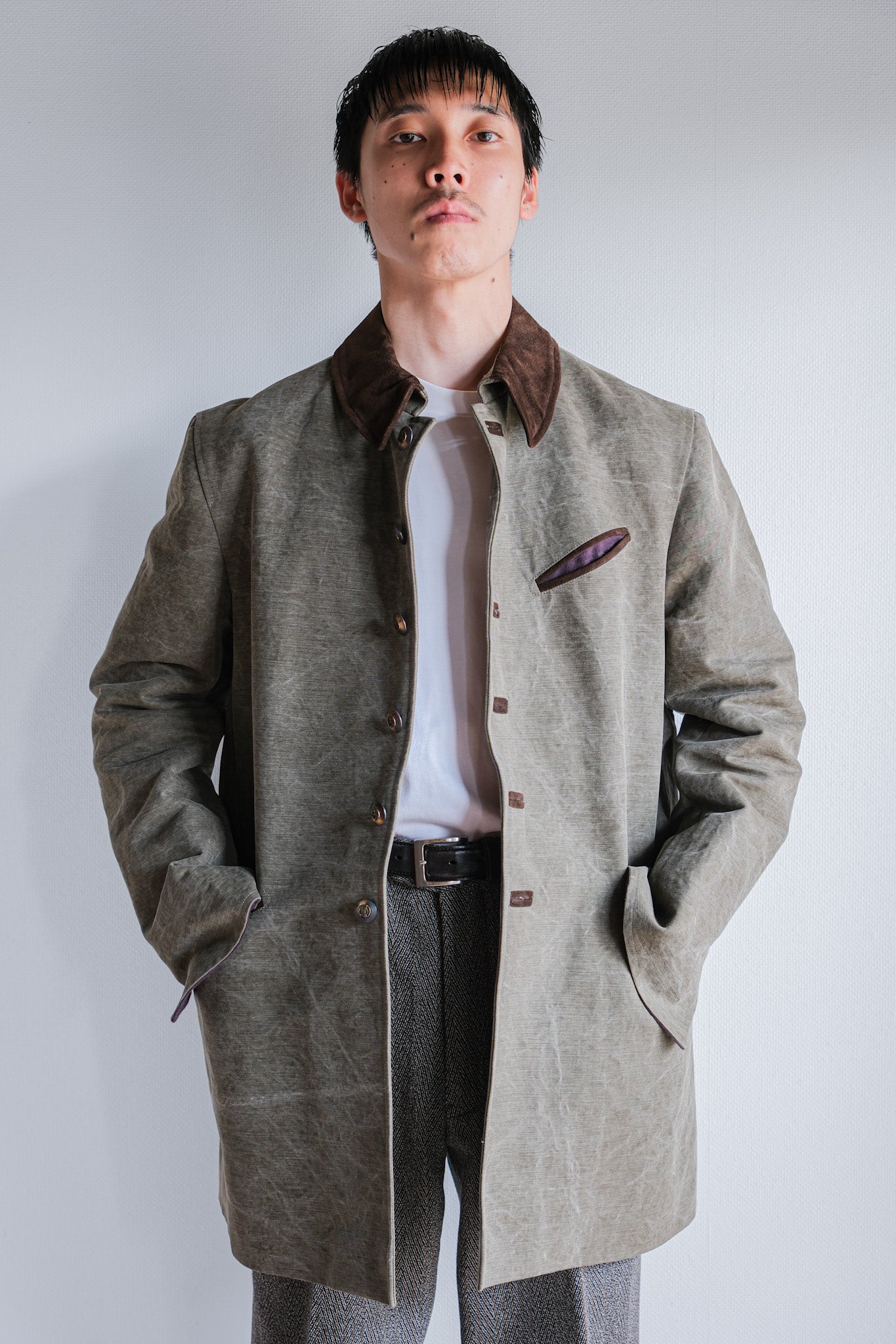 ［~00's］Old ARNYS PARIS Cotton Jacket Size.48 "Cornac"