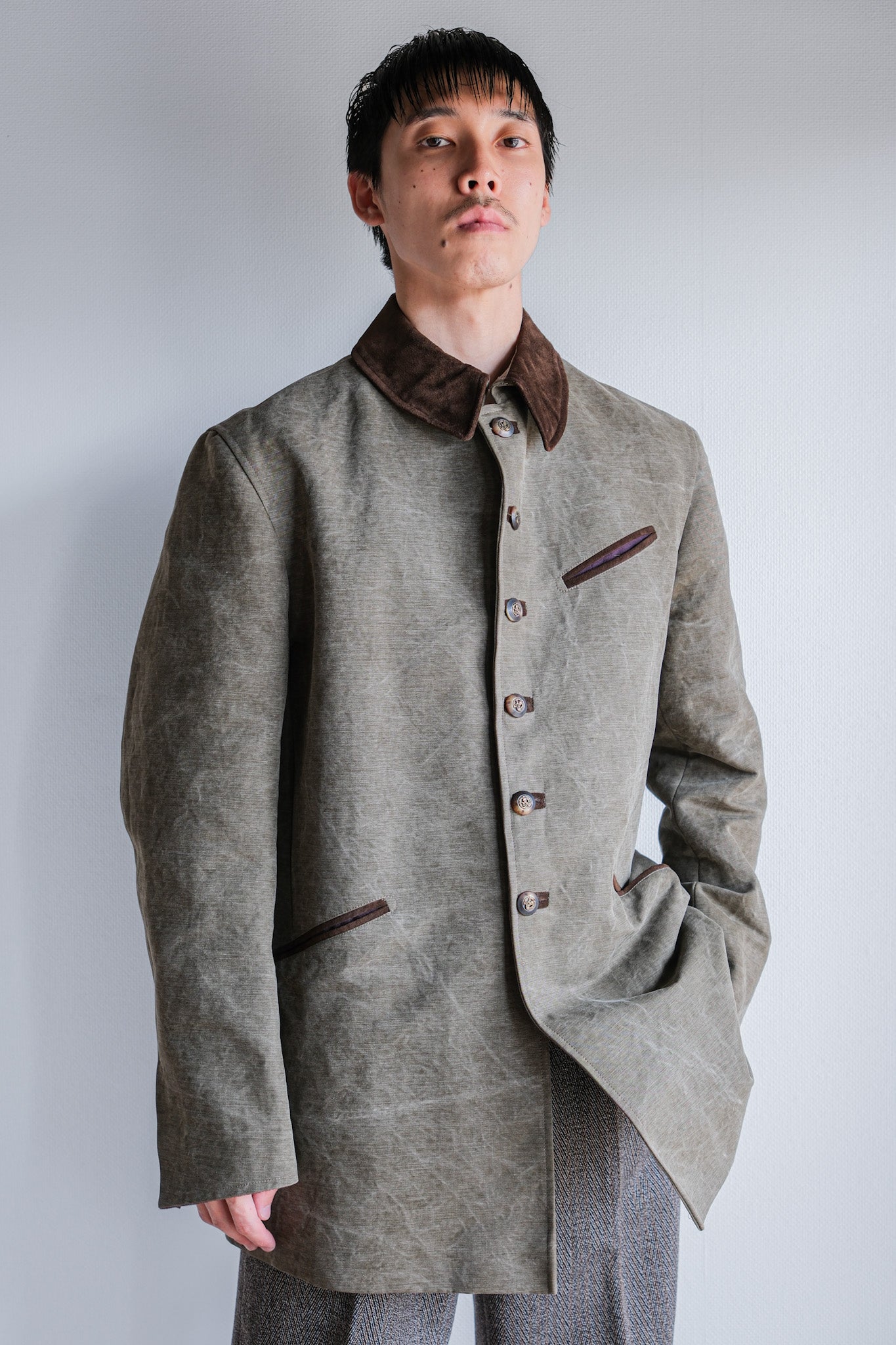 ［~00's］Old ARNYS PARIS Cotton Jacket Size.48 "Cornac"