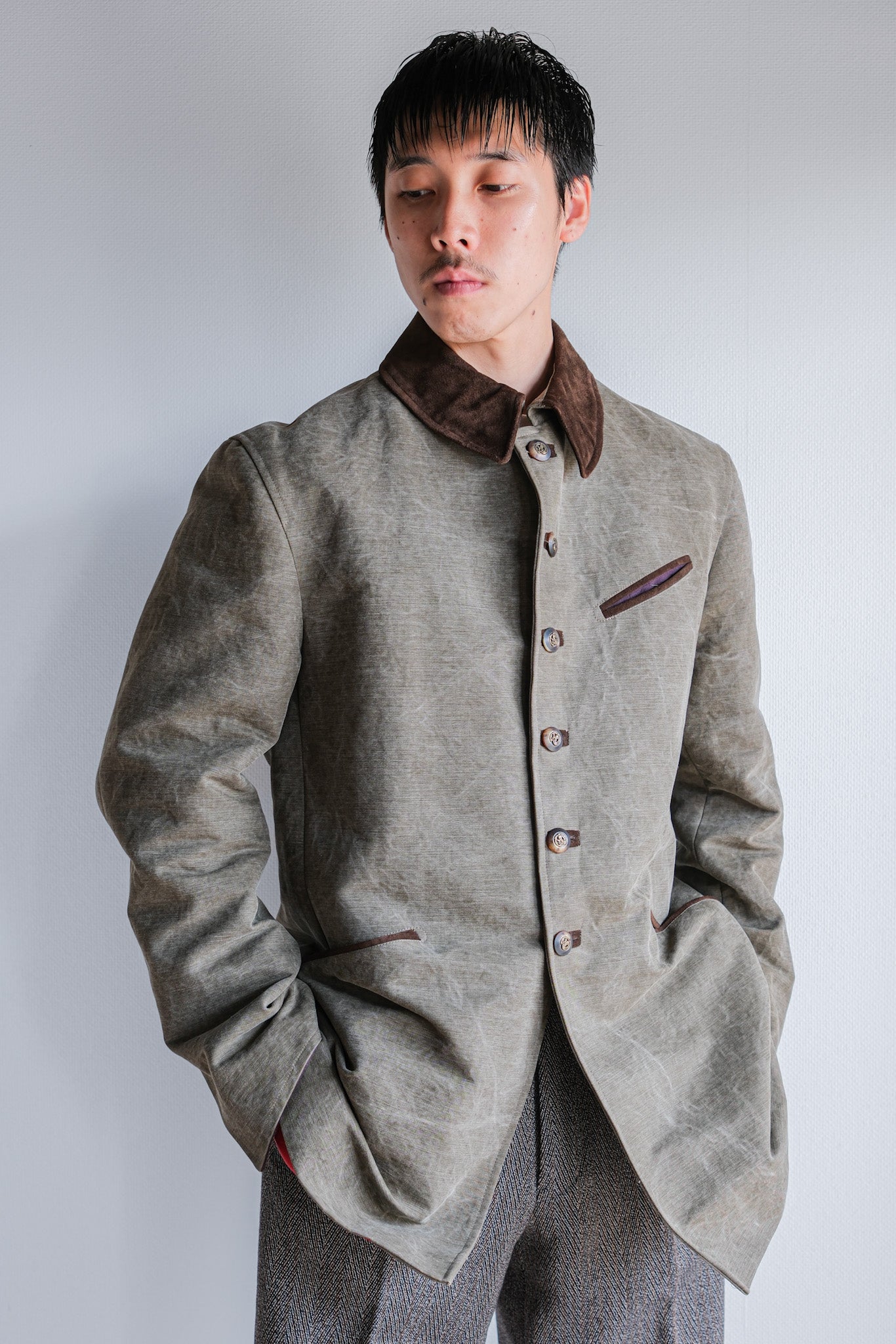 ［~00's］Old ARNYS PARIS Cotton Jacket Size.48 "Cornac"