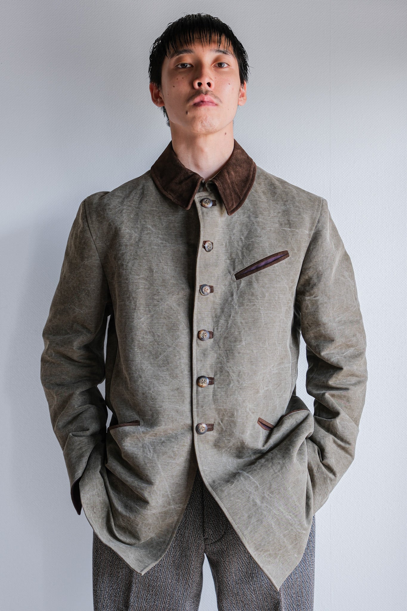 ［~00's］Old ARNYS PARIS Cotton Jacket Size.48 "Cornac"