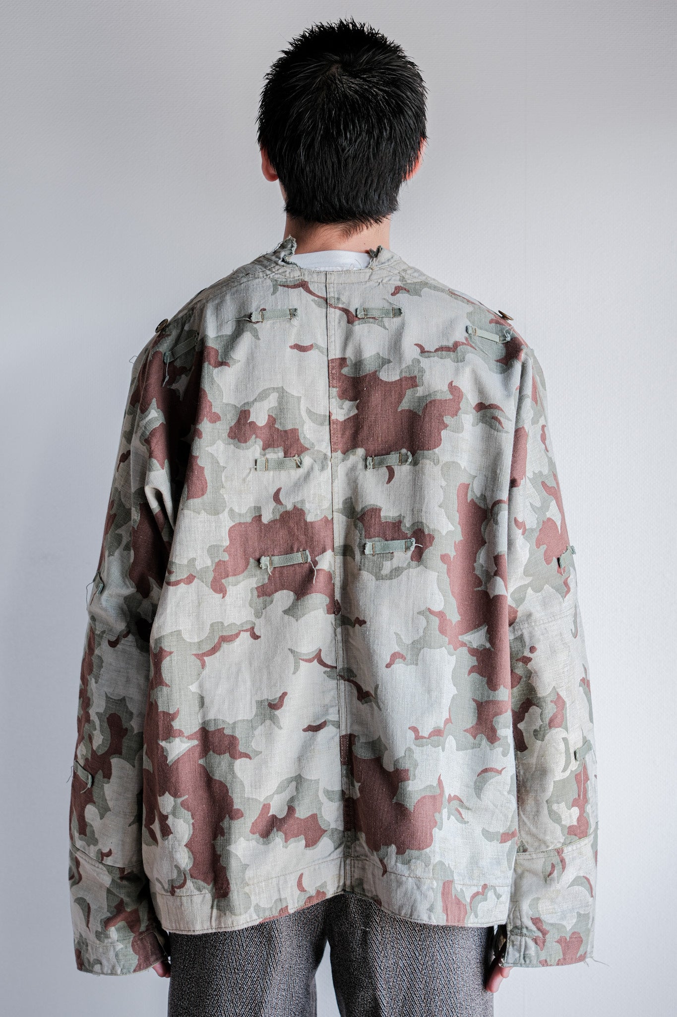 ［~50's］Czechoslovakian Army Clouds Camouflage Reversible Smock