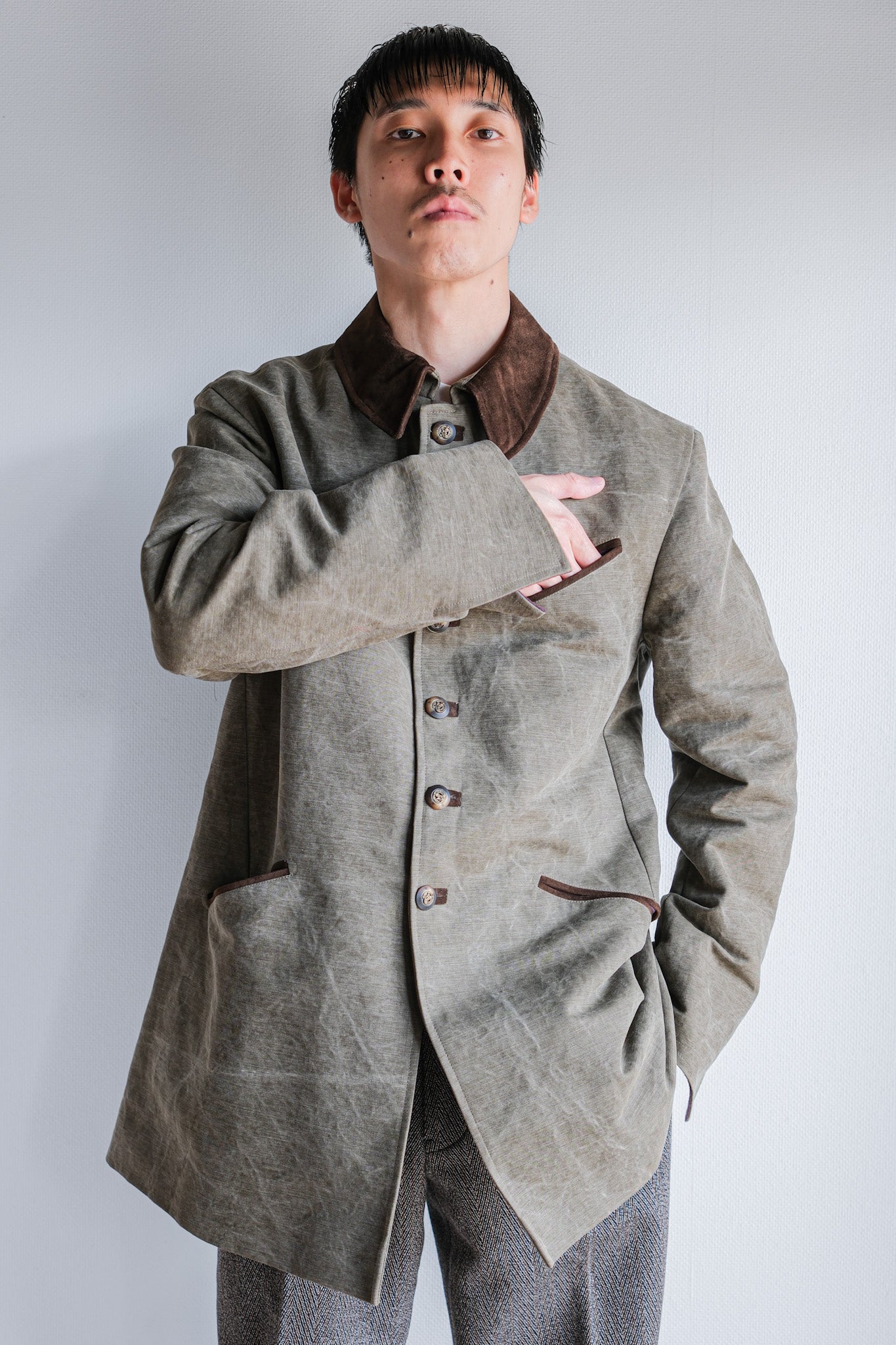 ［~00's］Old ARNYS PARIS Cotton Jacket Size.48 "Cornac"