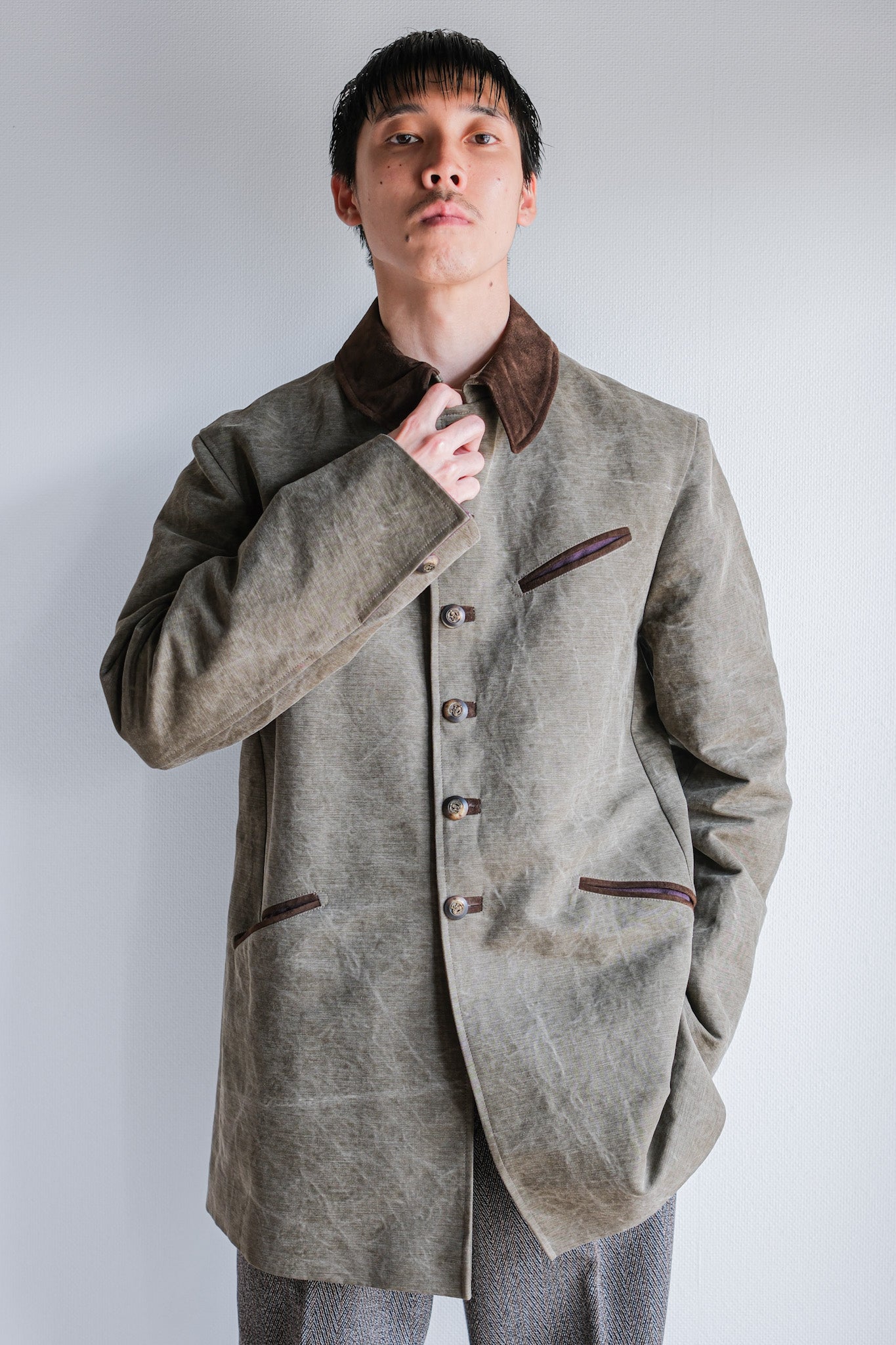 ［~00's］Old ARNYS PARIS Cotton Jacket Size.48 "Cornac"