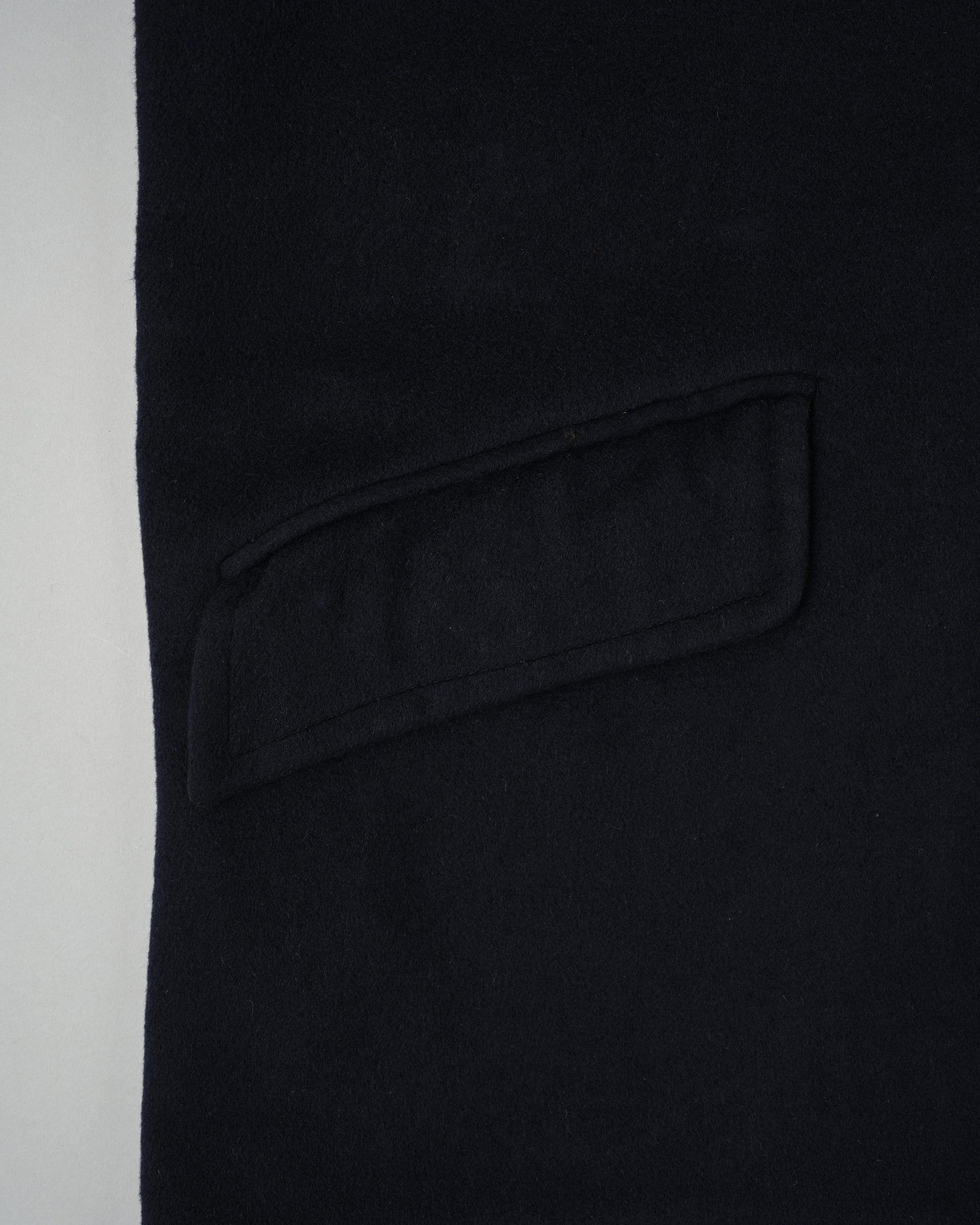 【~80’s】Old GUCCI Fur Collar Cashmere Jacket Size.52