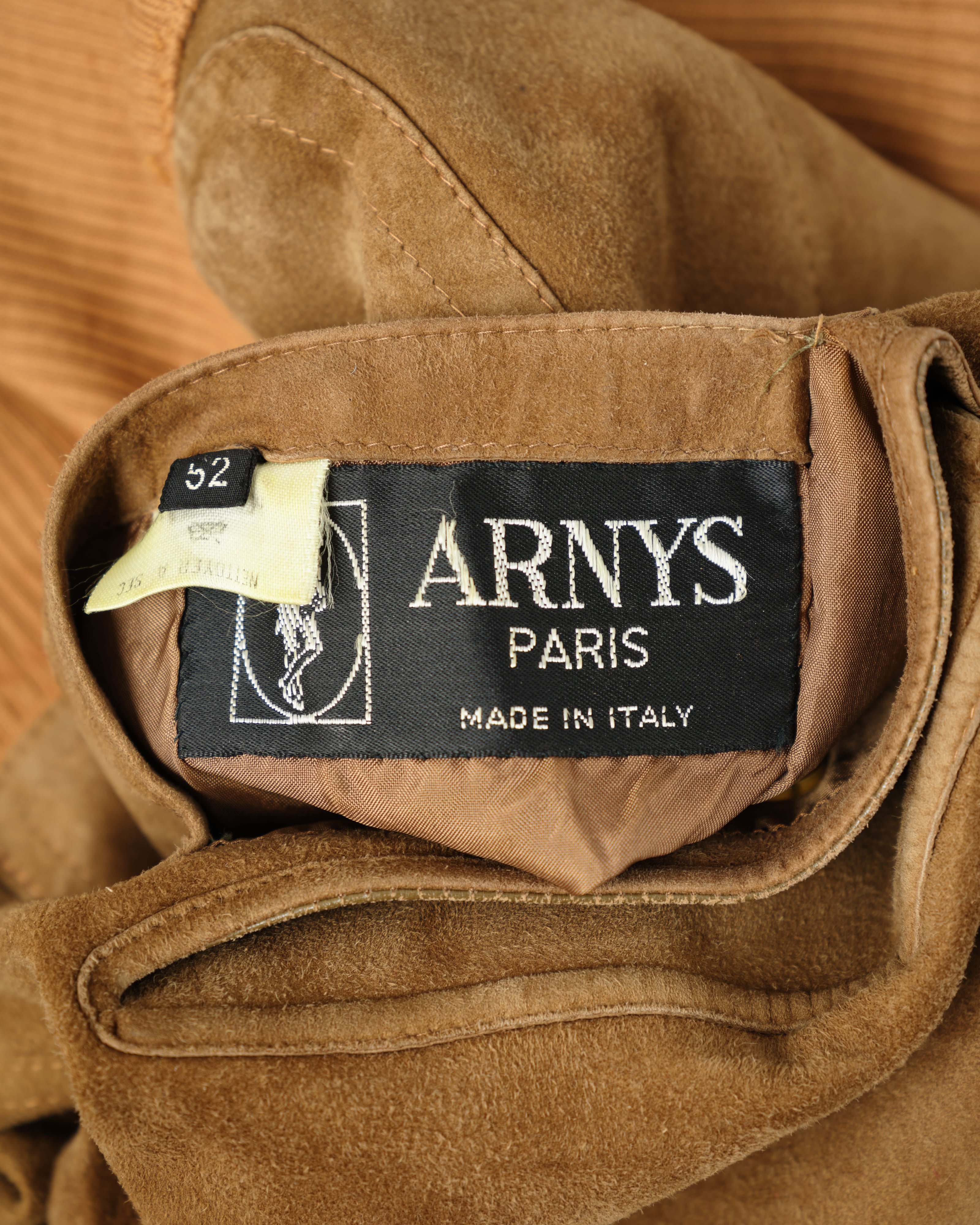 【~90's】Old ARNYS PARIS Valstarino Type Reversible Leather Blouson Size.52