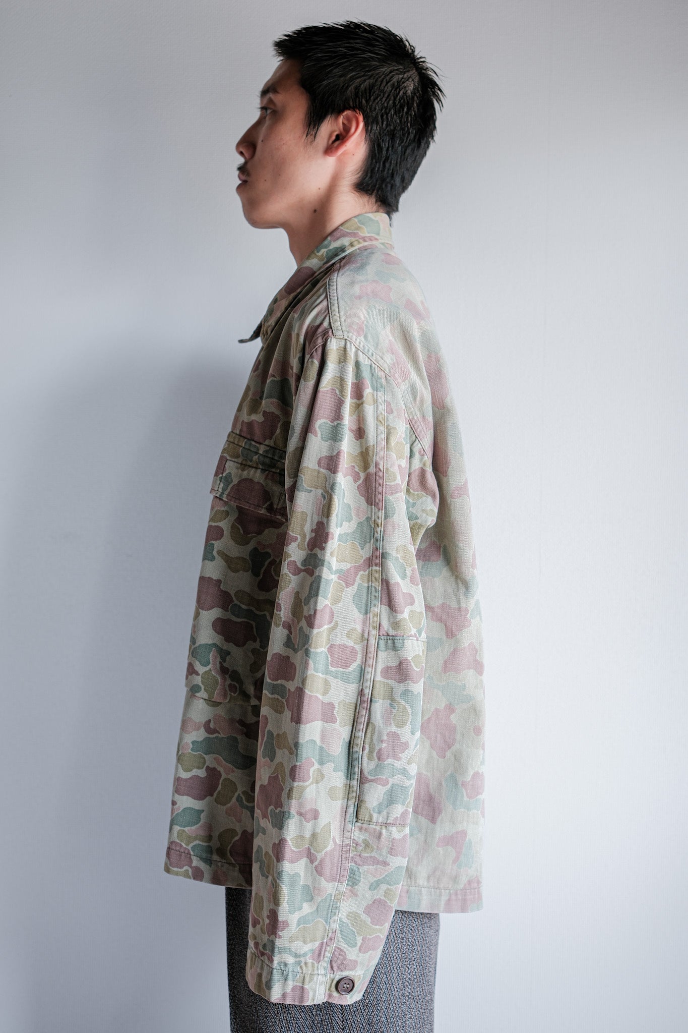［~50's］Dutch Army Frogskin Camouflage Field Jacket Size.50