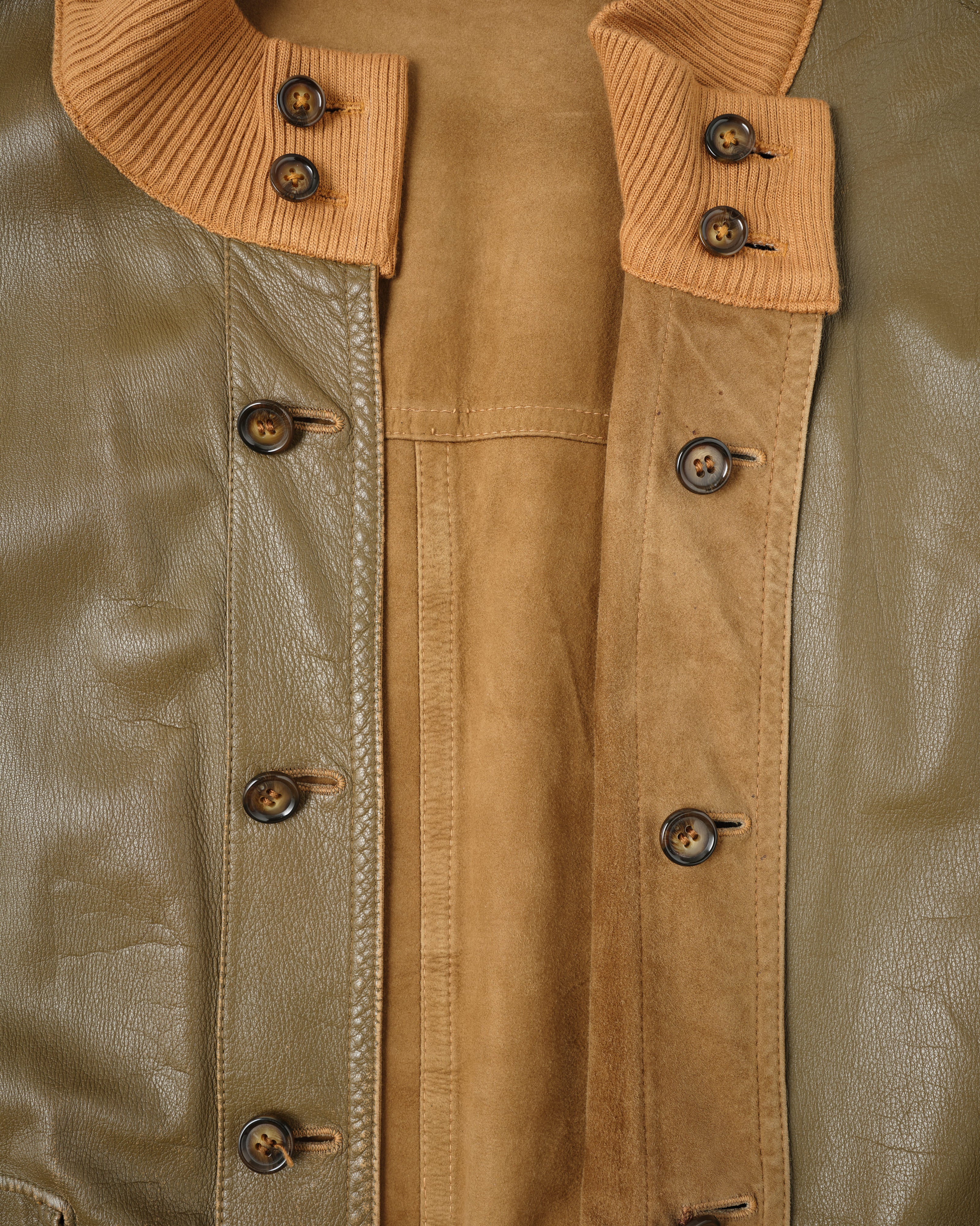 【~90's】Old ARNYS PARIS Valstarino Type Reversible Leather Blouson Size.52