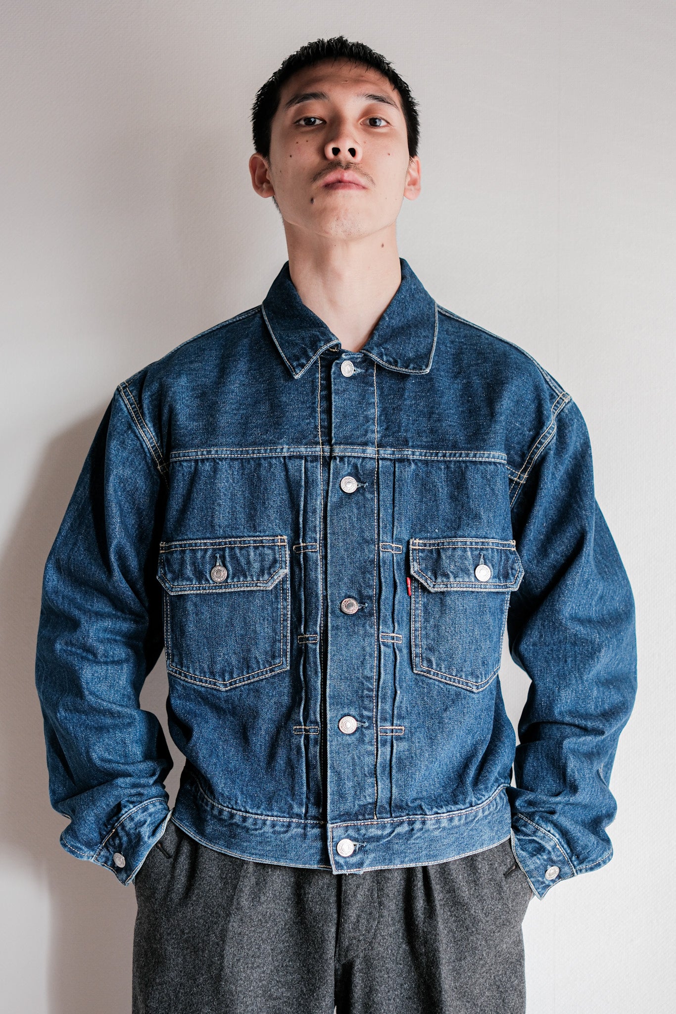 90's】Euro Levi's 70502-01 Denim Jacket Size.XL 