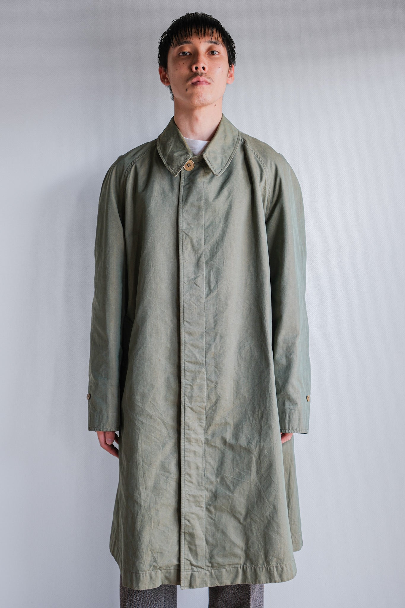 ［~50's］Vintage Burberrys Raglan Sleeve Balmacaan Coat C100 "TAMAMUSHI"