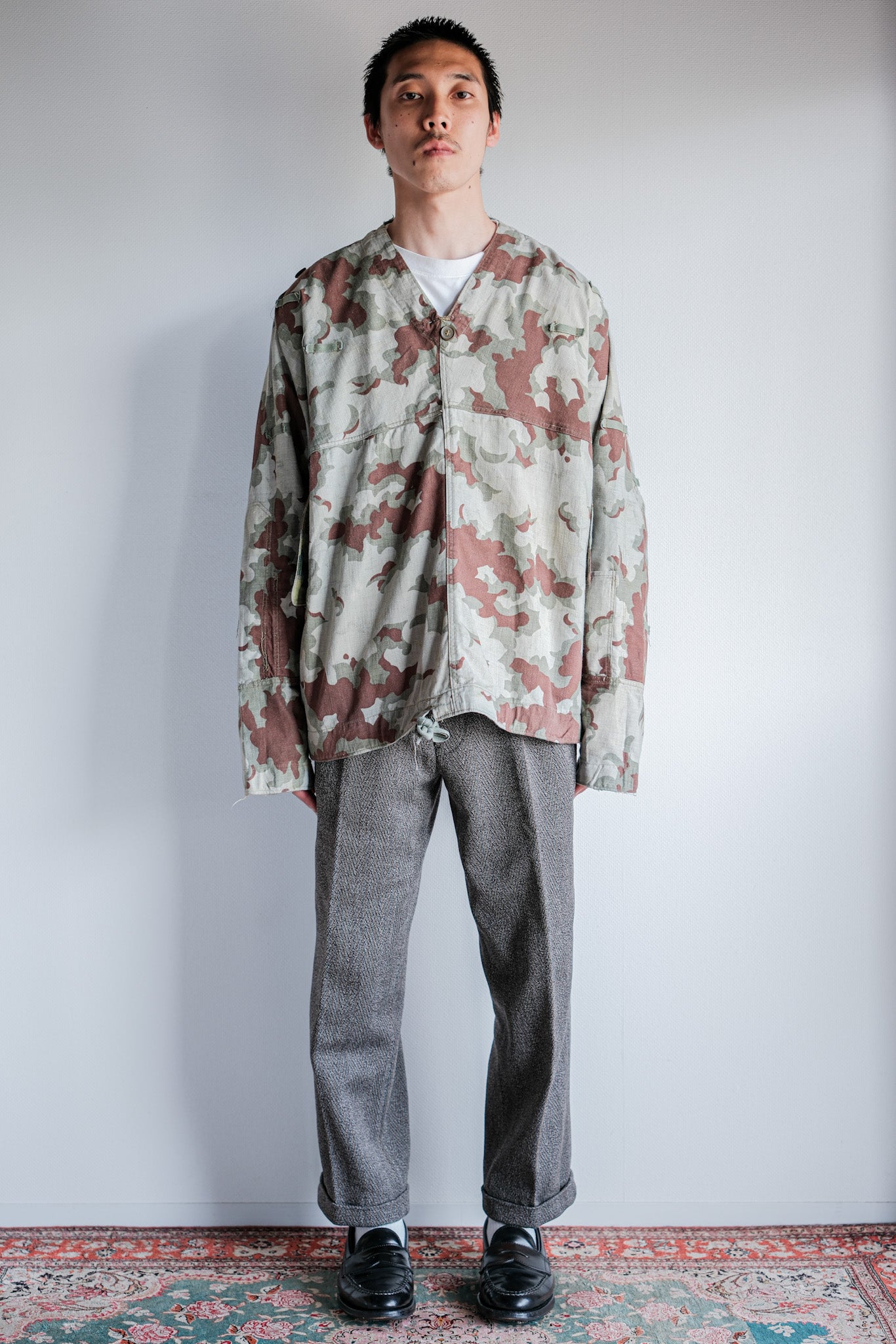 ［~50's］Czechoslovakian Army Clouds Camouflage Reversible Smock