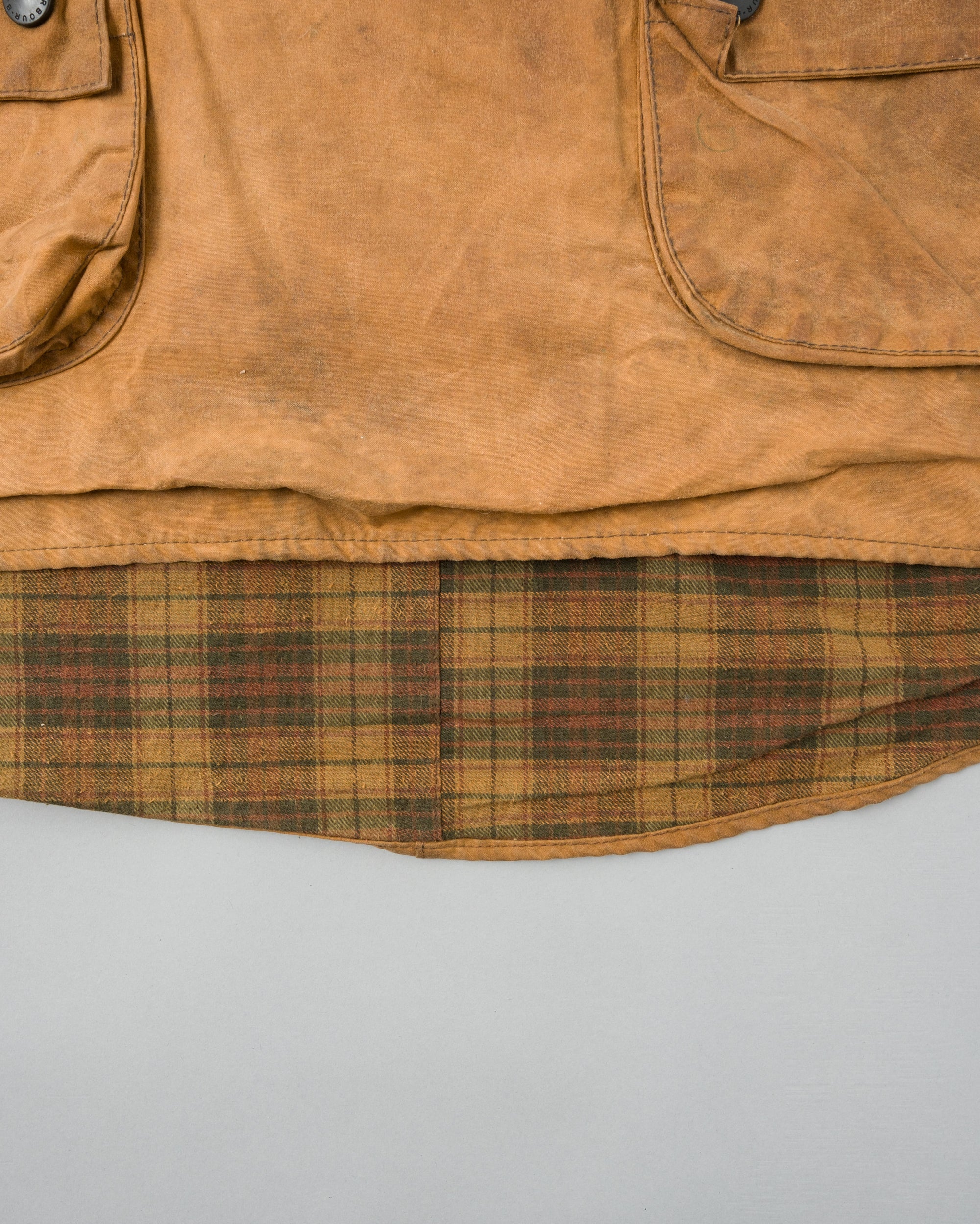 ［~90’s］Vintage Barbour Waxed Cotton Smock Jacket "LONGSHOREMAN" 3 Crest