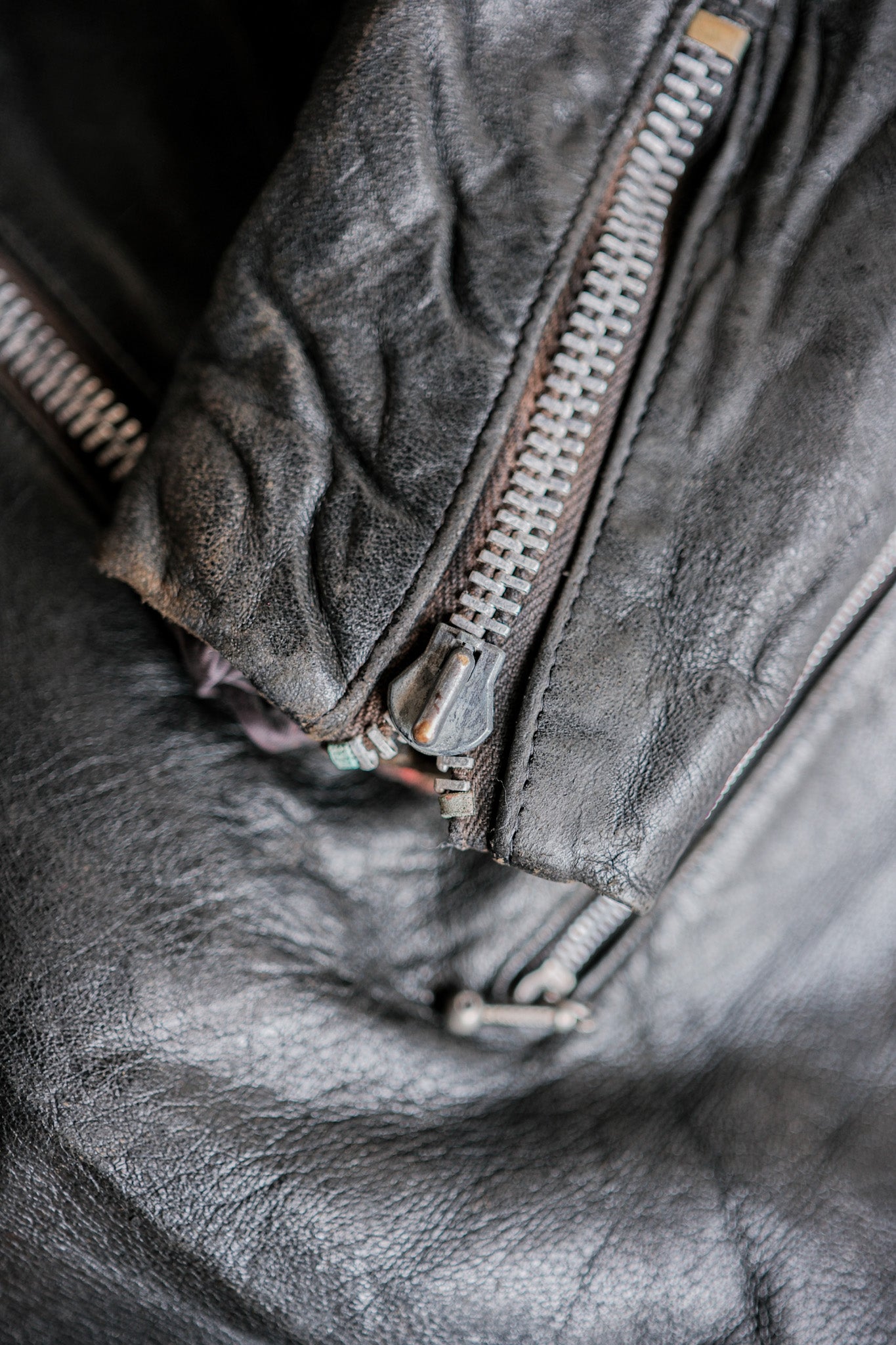［~60's］French Vintage Leather Riders Jacket "Jacques Motard"