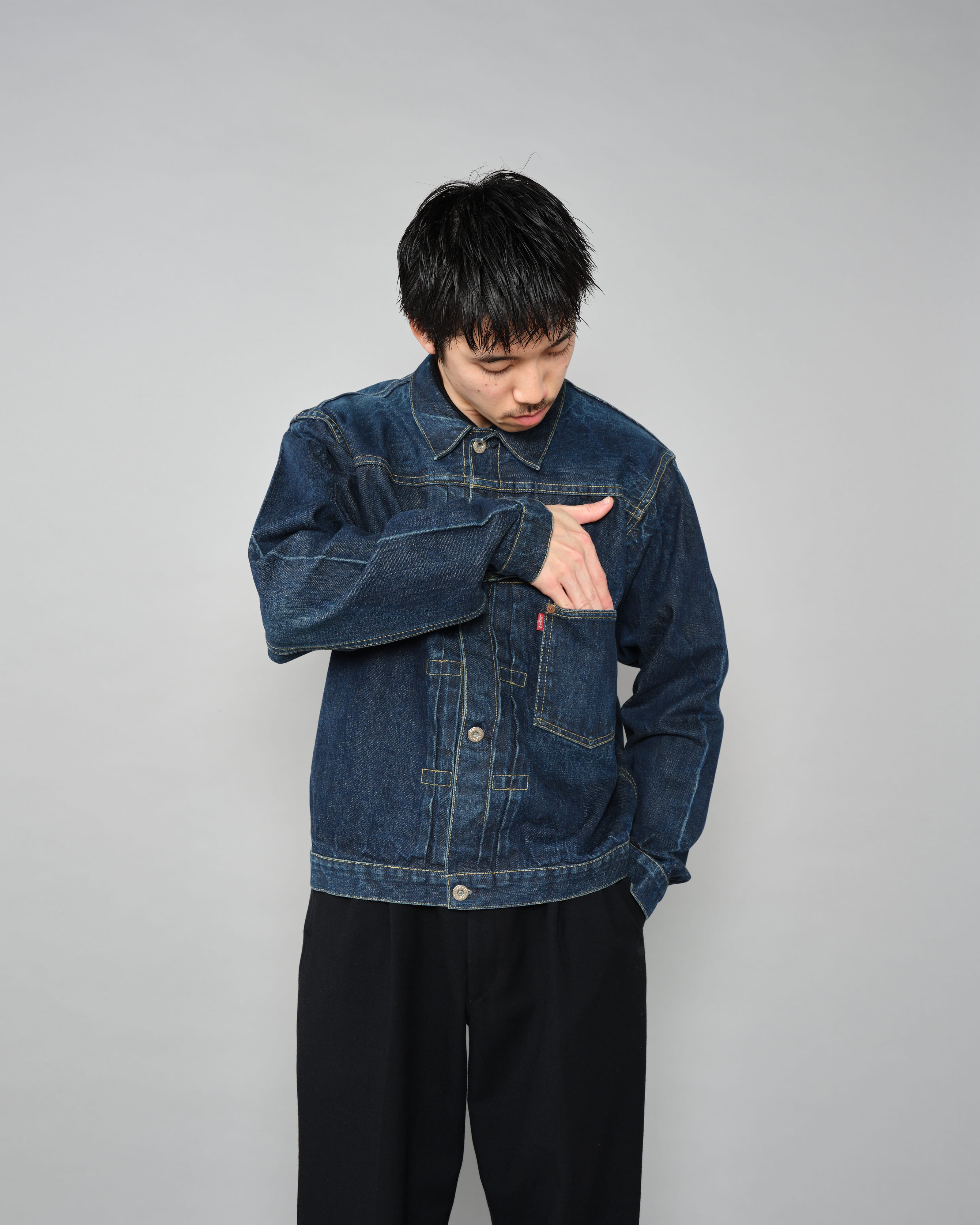 90's】Vintage Levi's S506XX Denim Jacket With Original Back Stencil S