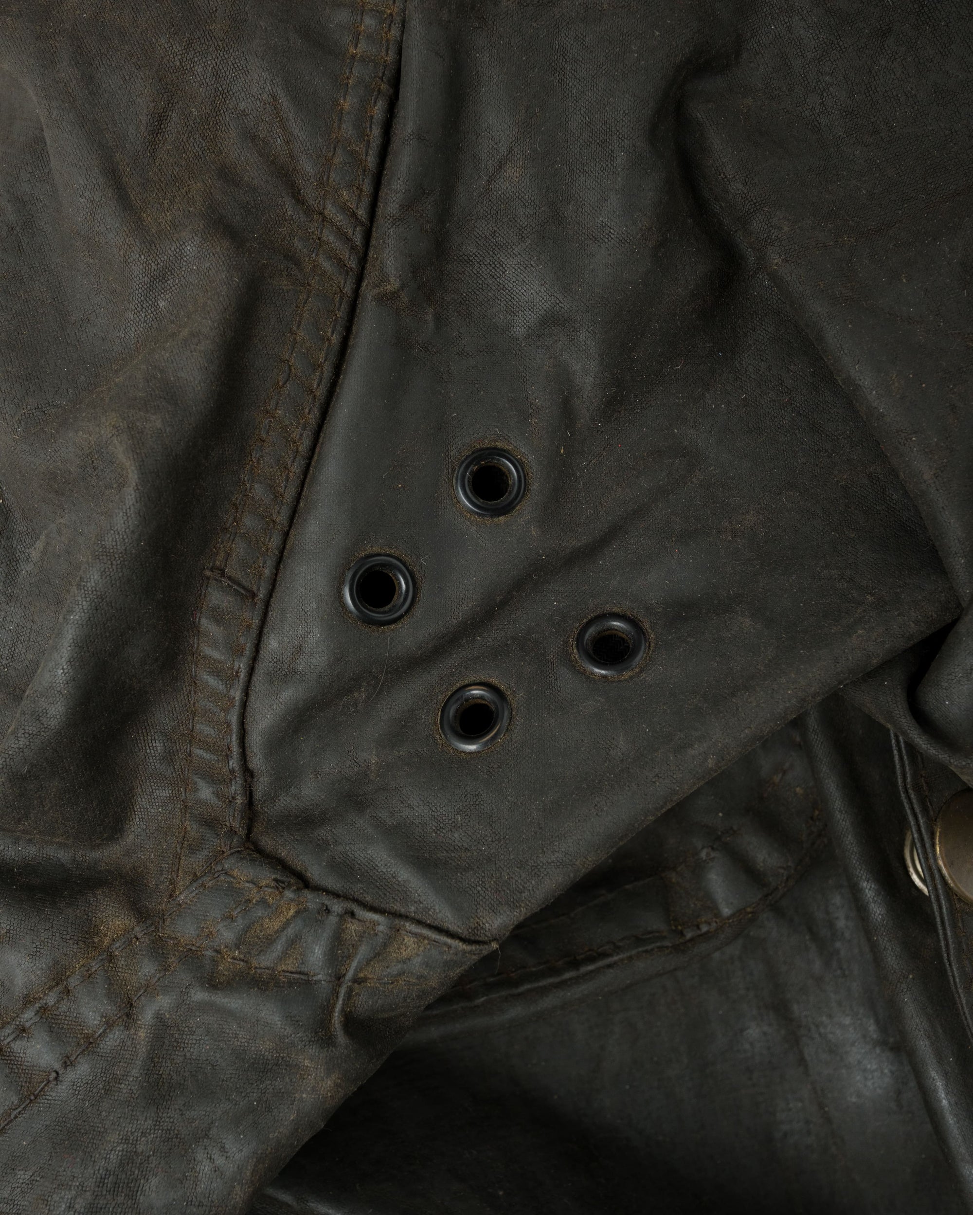 【~60's】Vintage Barbour Waxed Cotton Jacket "INTERNATIONAL SUIT" White Label Size.44
