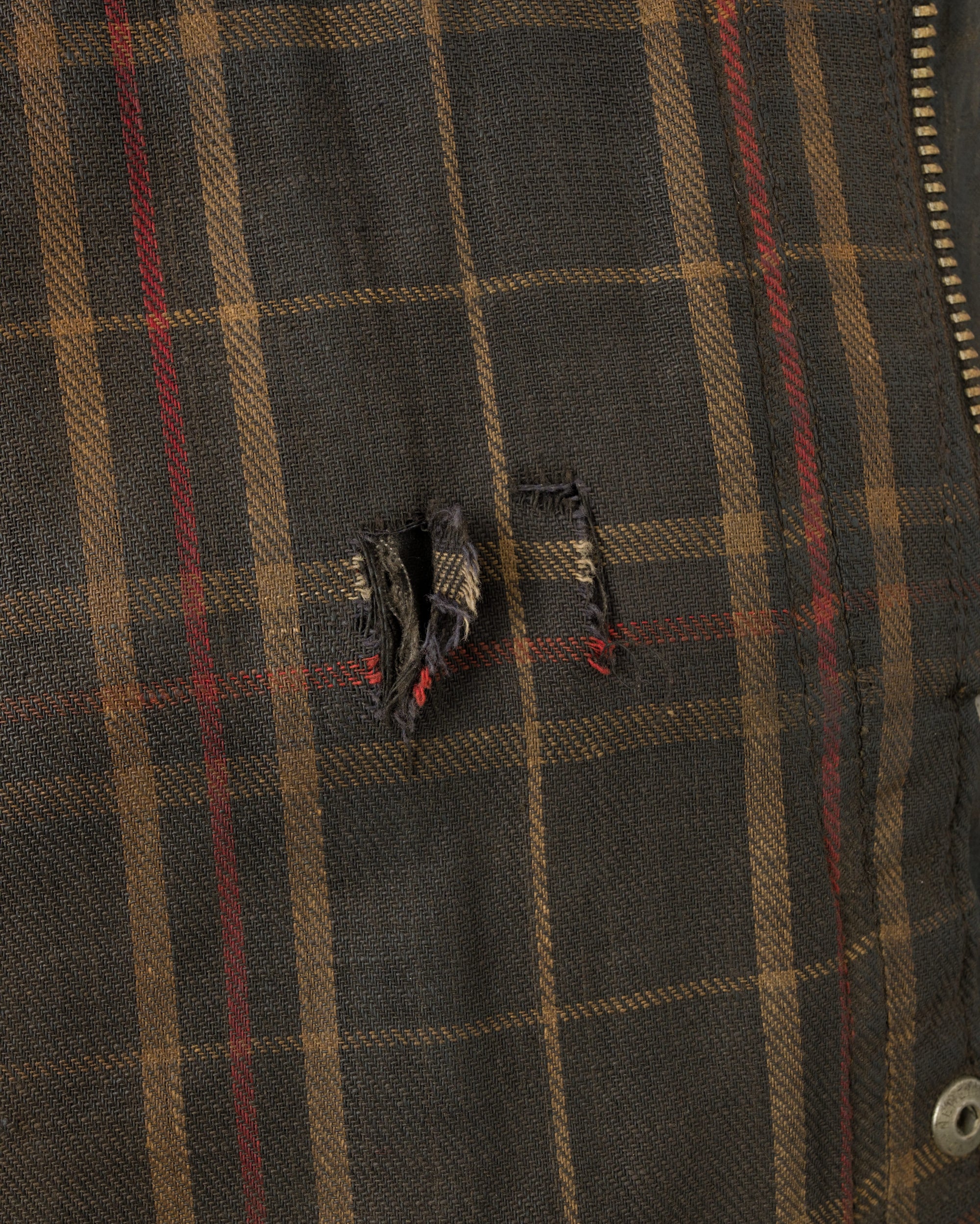 【~60's】Vintage Barbour Waxed Cotton Jacket "INTERNATIONAL SUIT" White Label Size.44