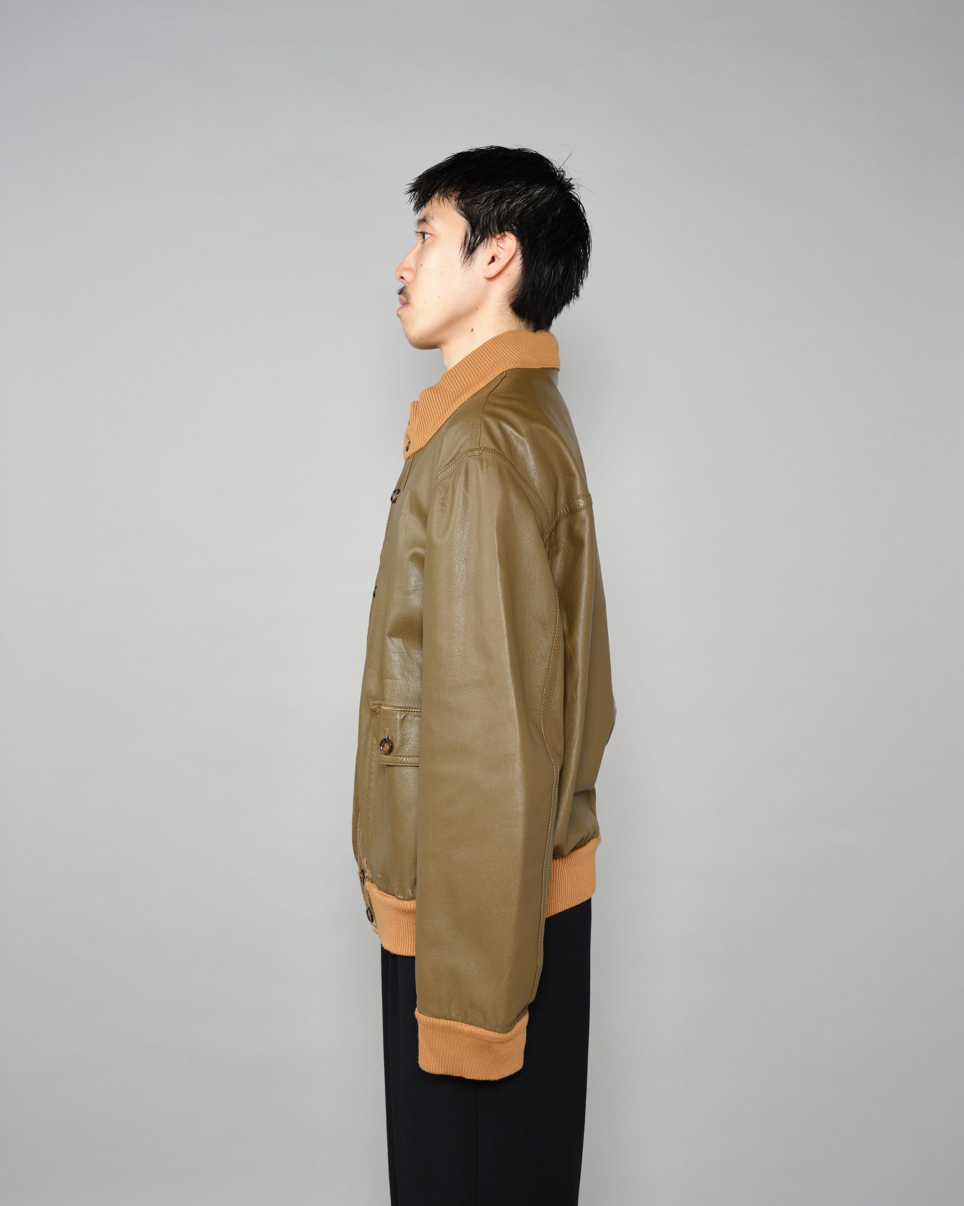 【~90's】Old ARNYS PARIS Valstarino Type Reversible Leather Blouson Size.52