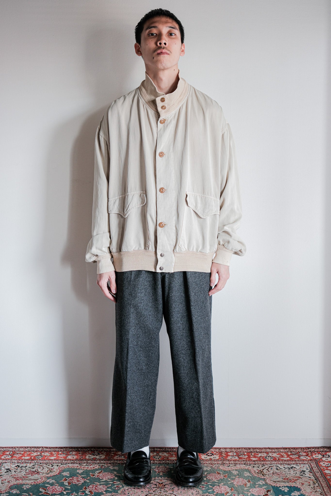 ［~80's］Old BONEVILLE Valstarino Type Blouson Size.52