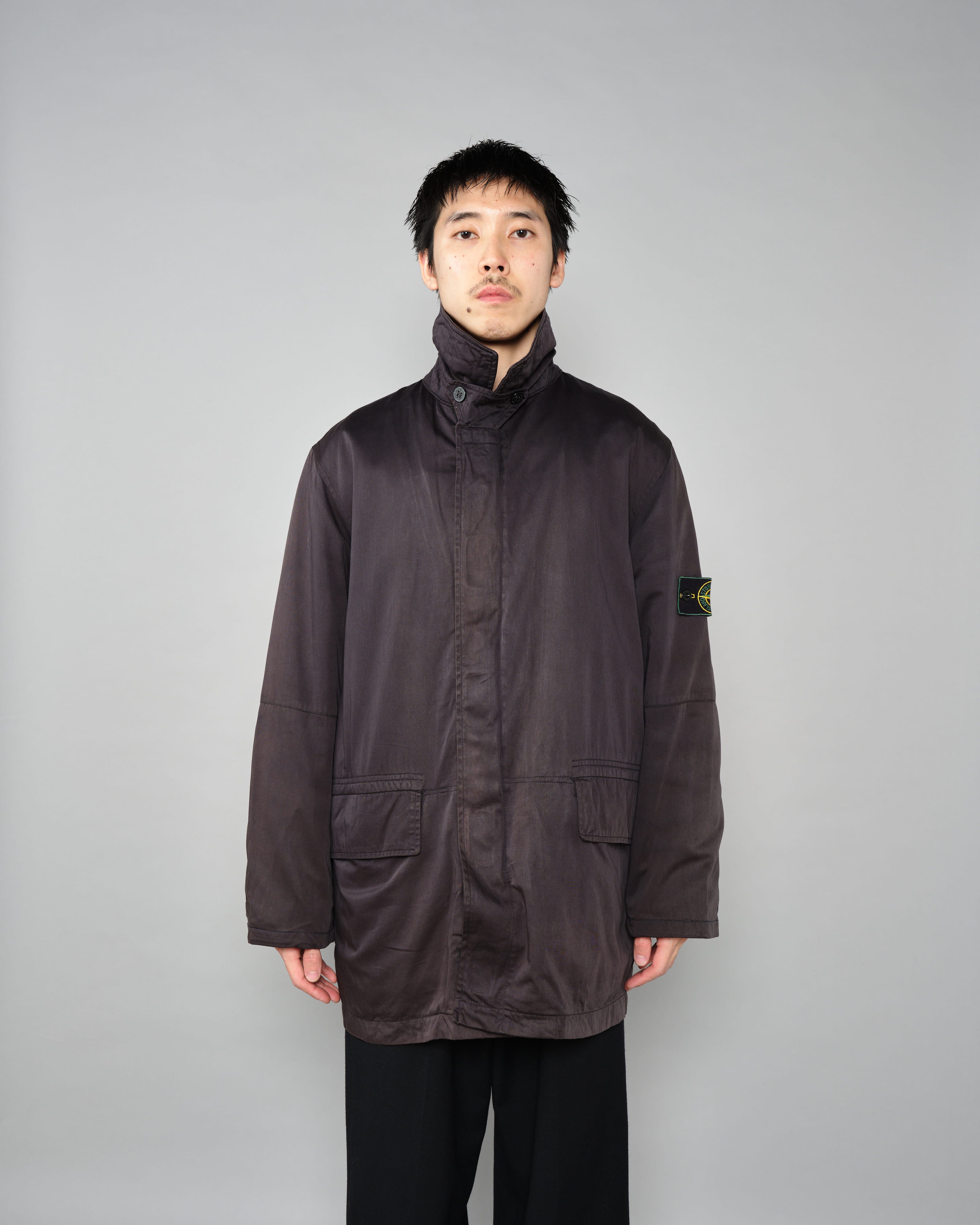 97AW】Old STONE ISLAND Garment Dyed Cotton Jacket With Liner Size.M 