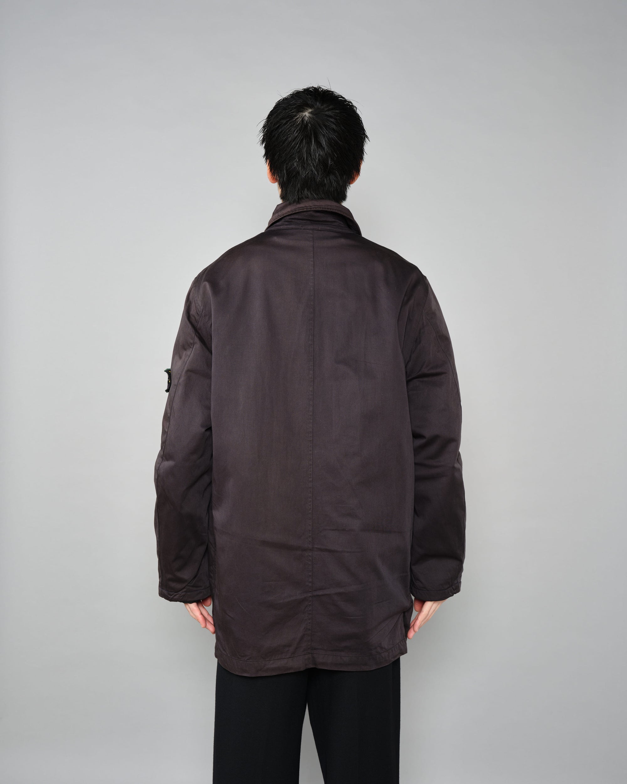 ［97AW］Old STONE ISLAND Garment Dyed Cotton Jacket With Liner Size.M "RASO GOMMATO" "Green Edge"