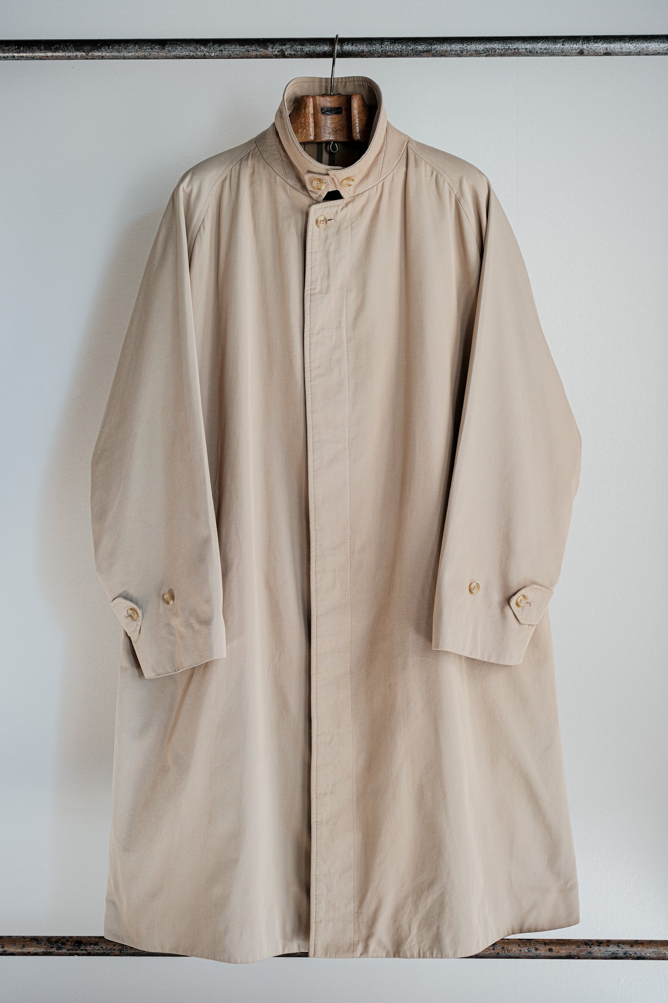 【~80’s】Vintage Grenfell Single Raglan Balmacaan Coat Size.42