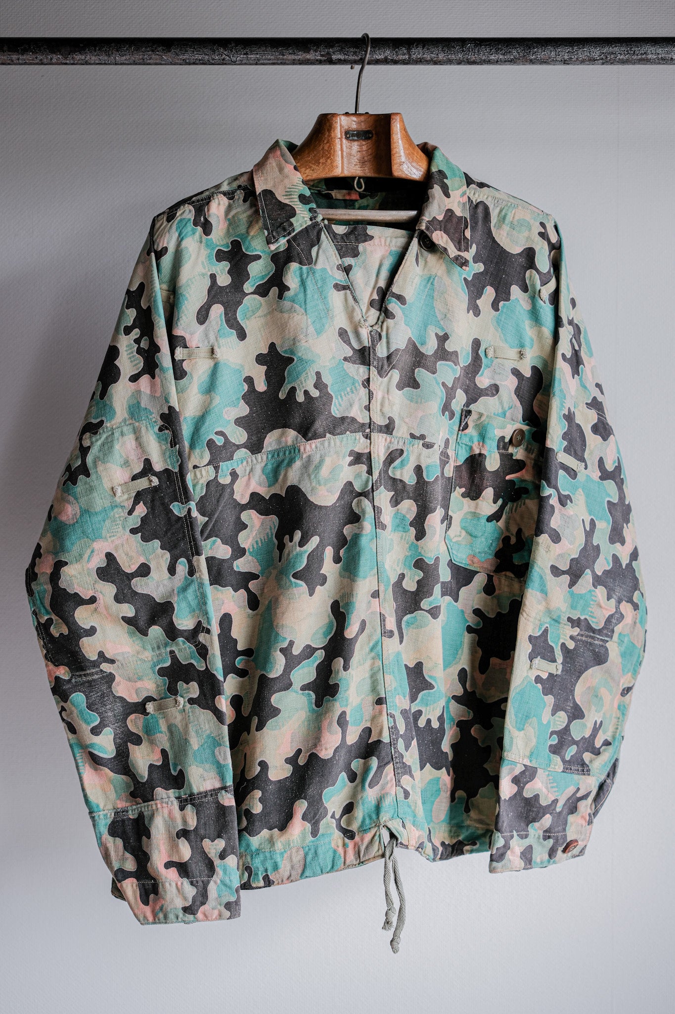 [~ 50's] armée tchécoslovaque dubaky camouflage réversible smock