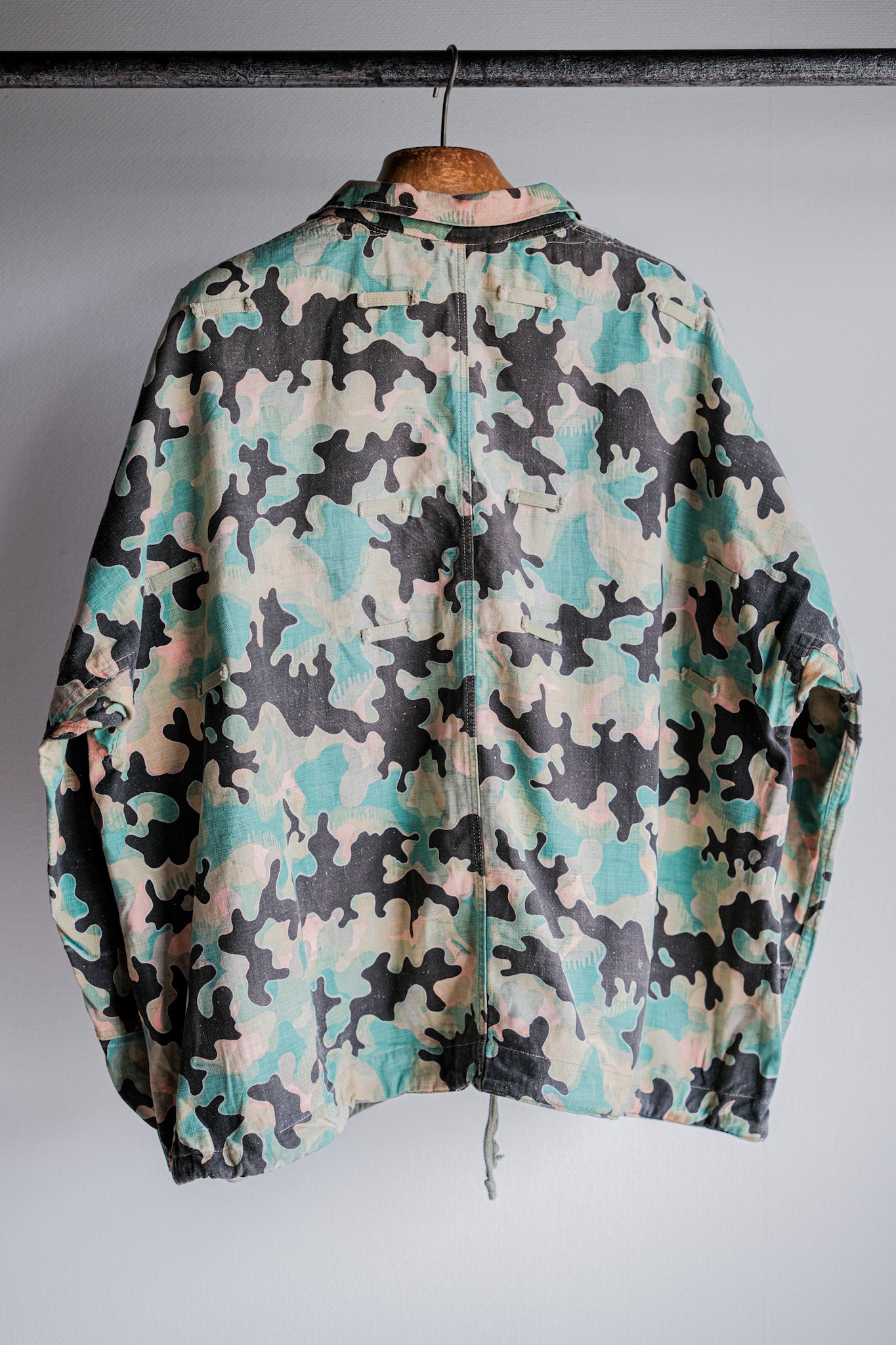 [~ 50's] armée tchécoslovaque dubaky camouflage réversible smock