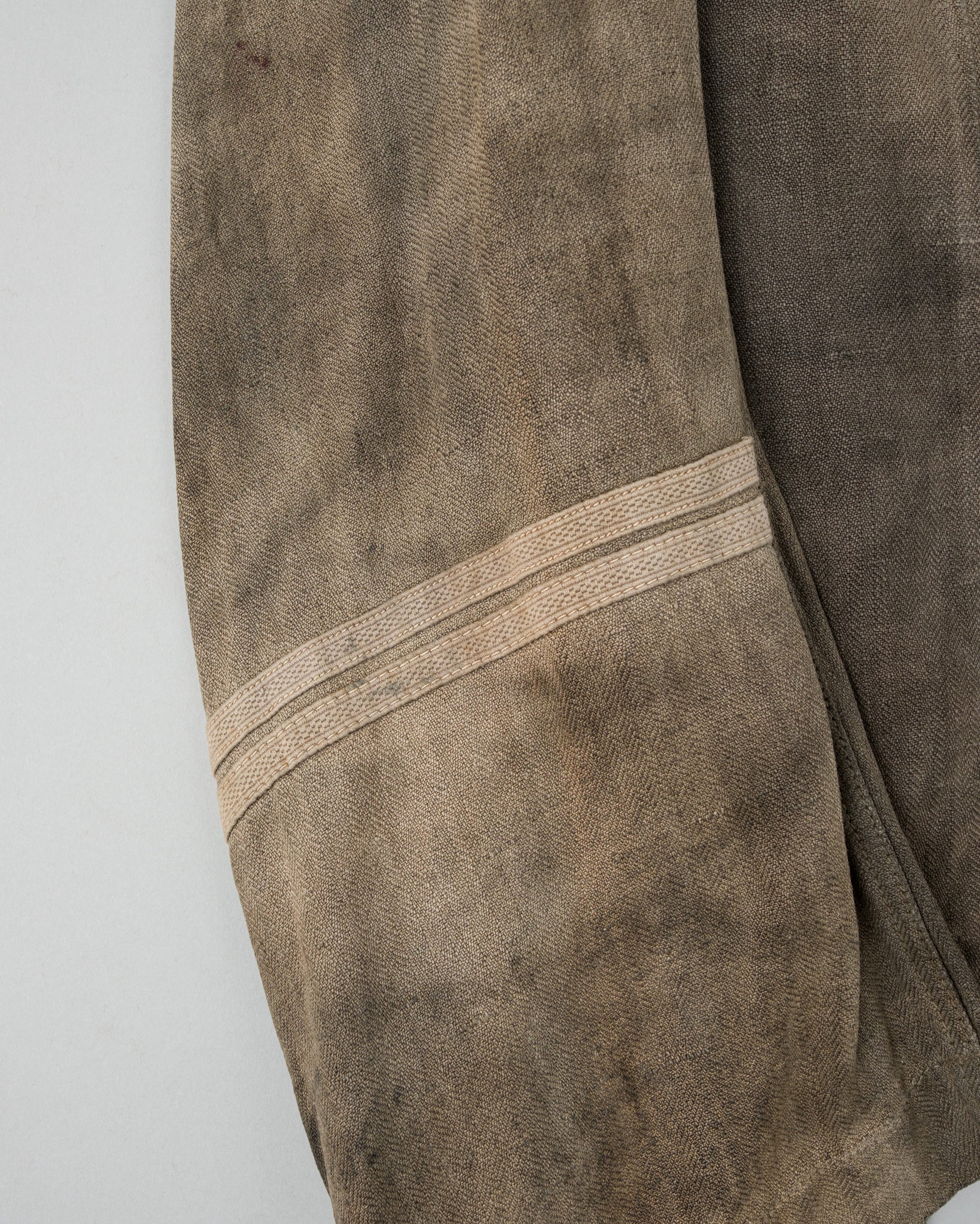 ［~30's］German Air Force Gray Drillich HBT Linen Work Jacket "Unusual Color" "Luftwaffe"