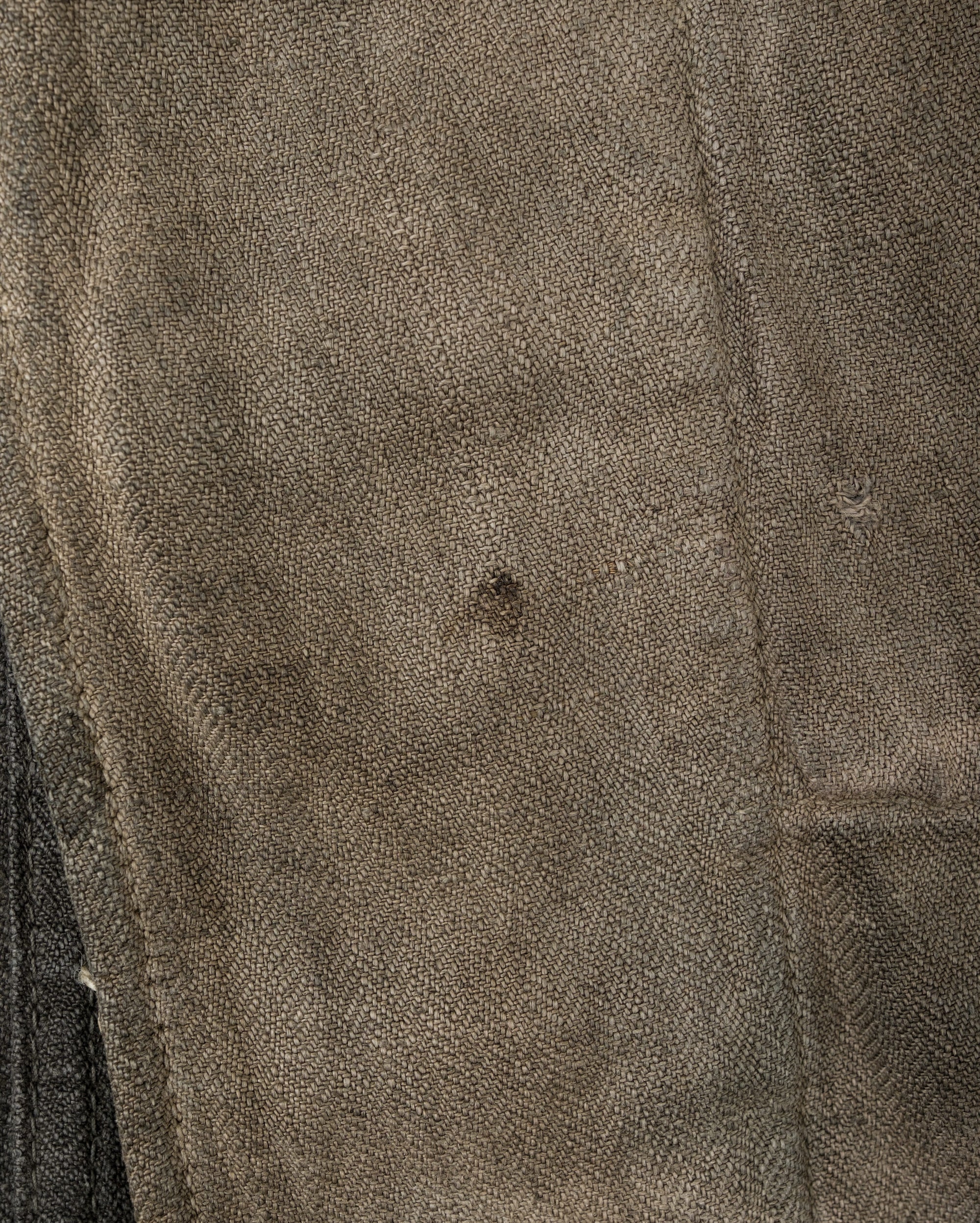 ［~30's］German Air Force Gray Drillich HBT Linen Work Jacket "Unusual Color" "Luftwaffe"