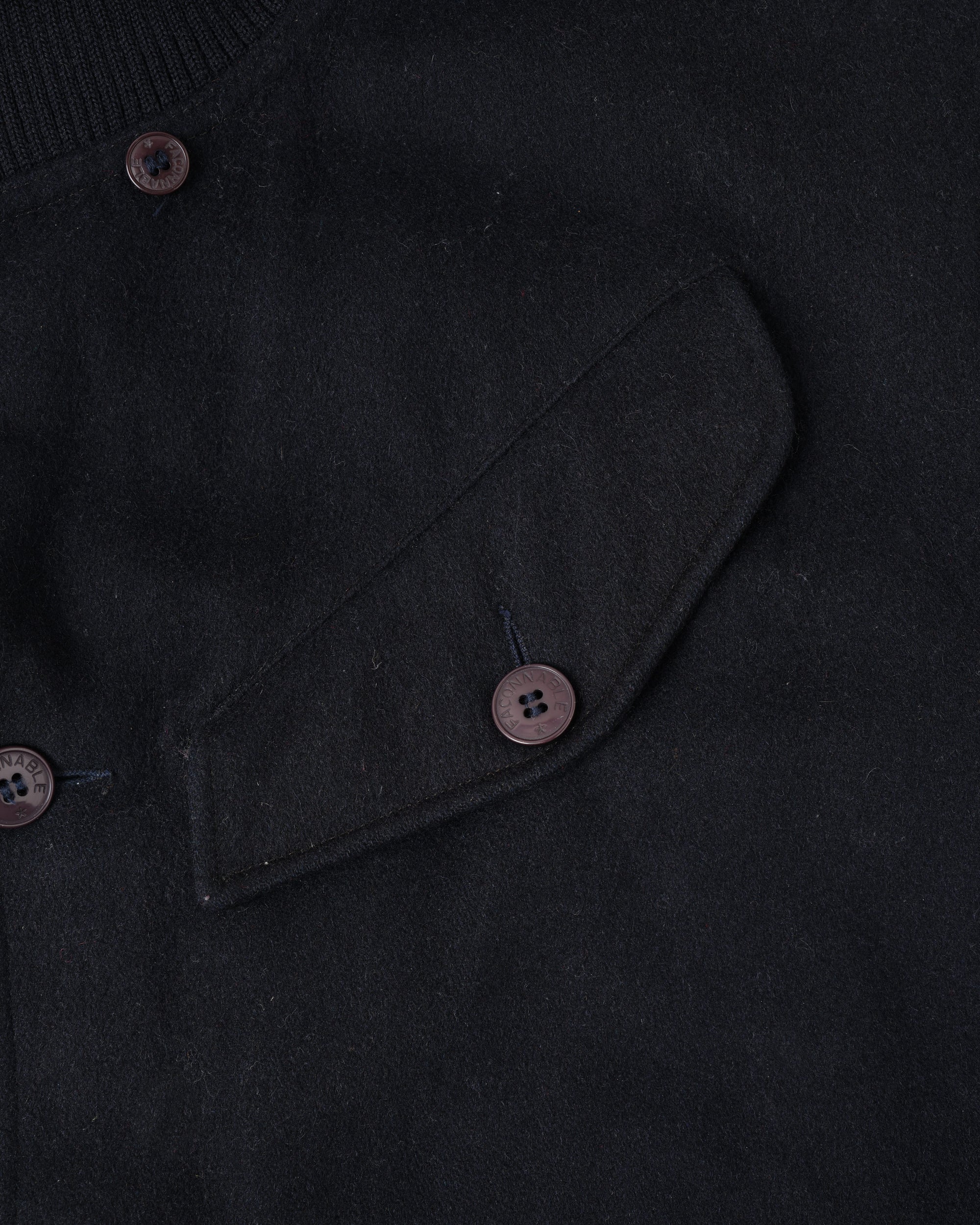 【~80's】Vintage Façonnable Wool Nylon Blouson Size.5