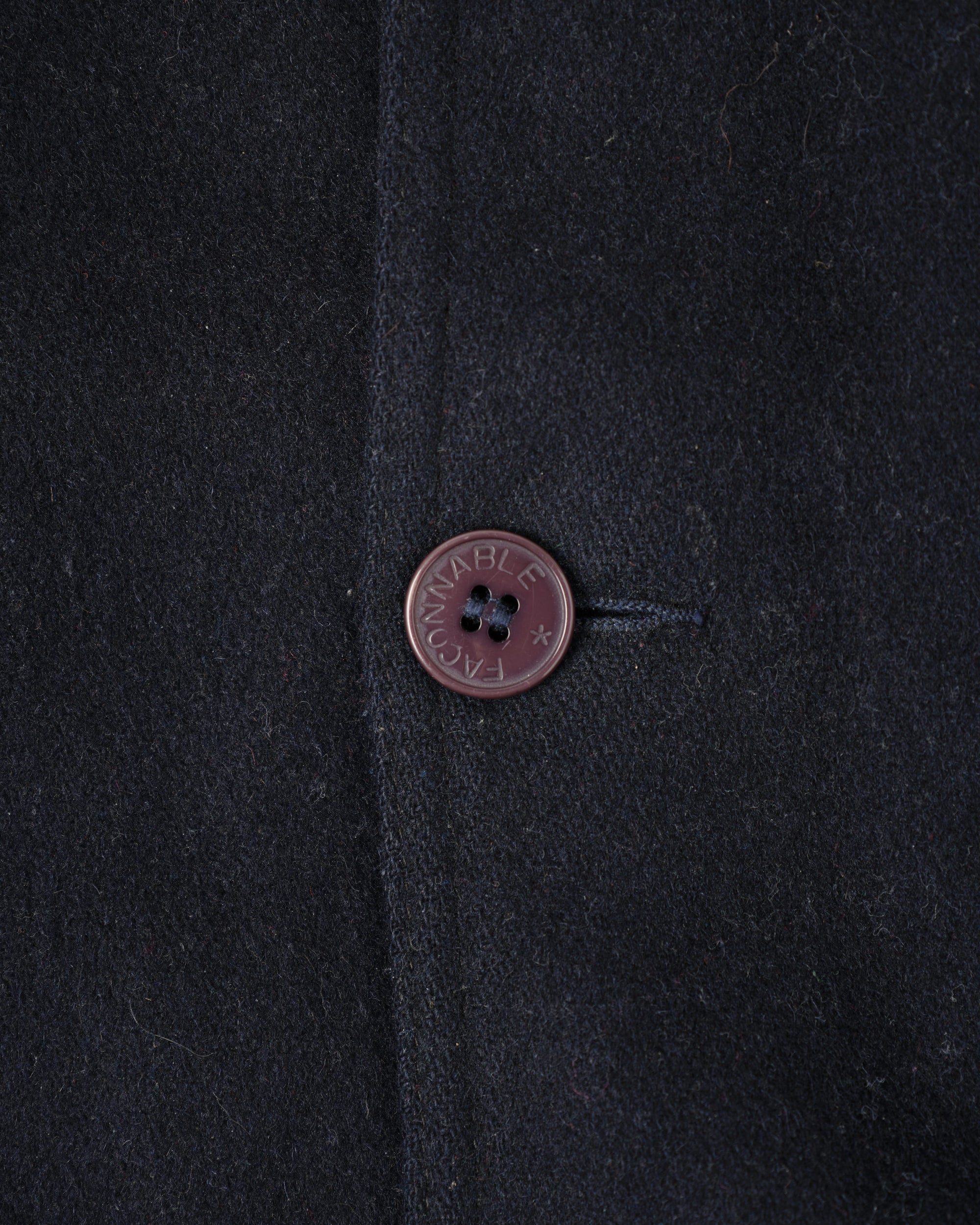 【~80's】Vintage Façonnable Wool Nylon Blouson Size.5