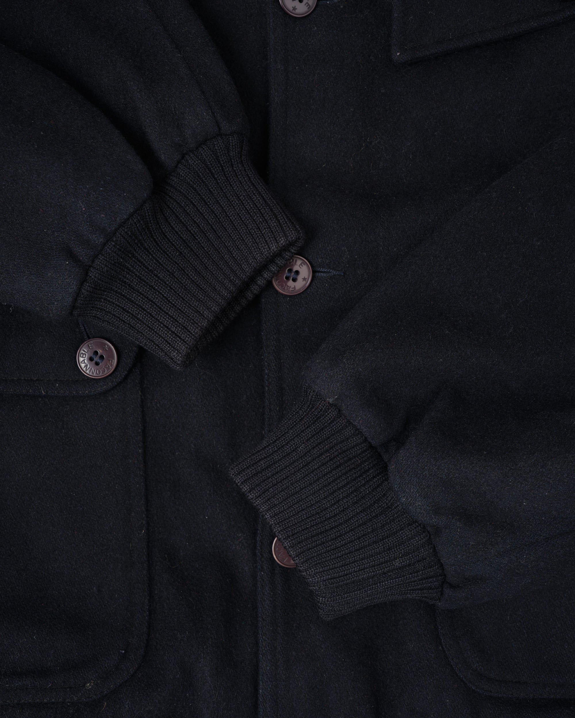 【~80's】Vintage Façonnable Wool Nylon Blouson Size.5