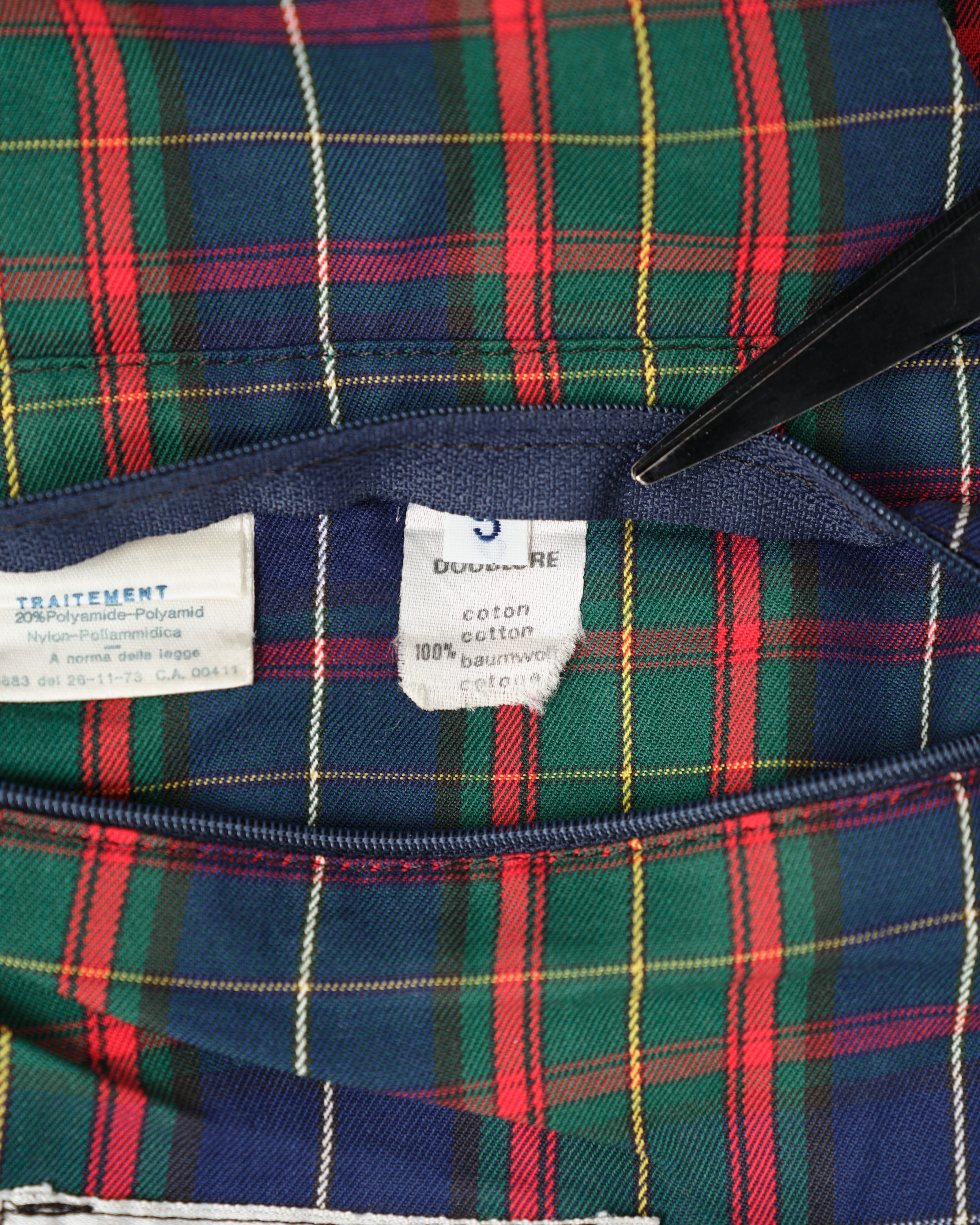 【~80's】Vintage Façonnable Wool Nylon Blouson Size.5