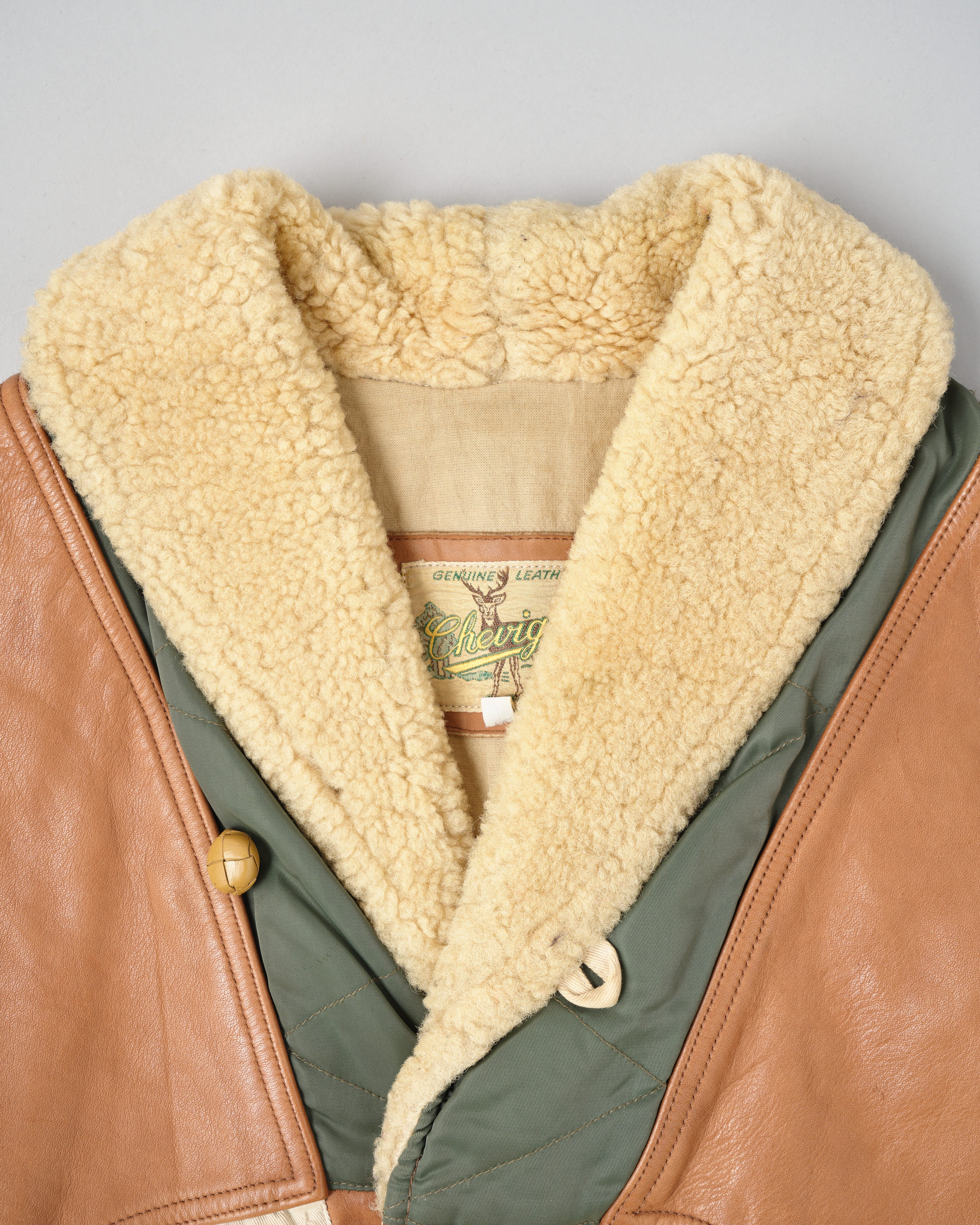 [~ 80's] Vieille veste à col châle CHEVIGNON Switching Design Taille.XL