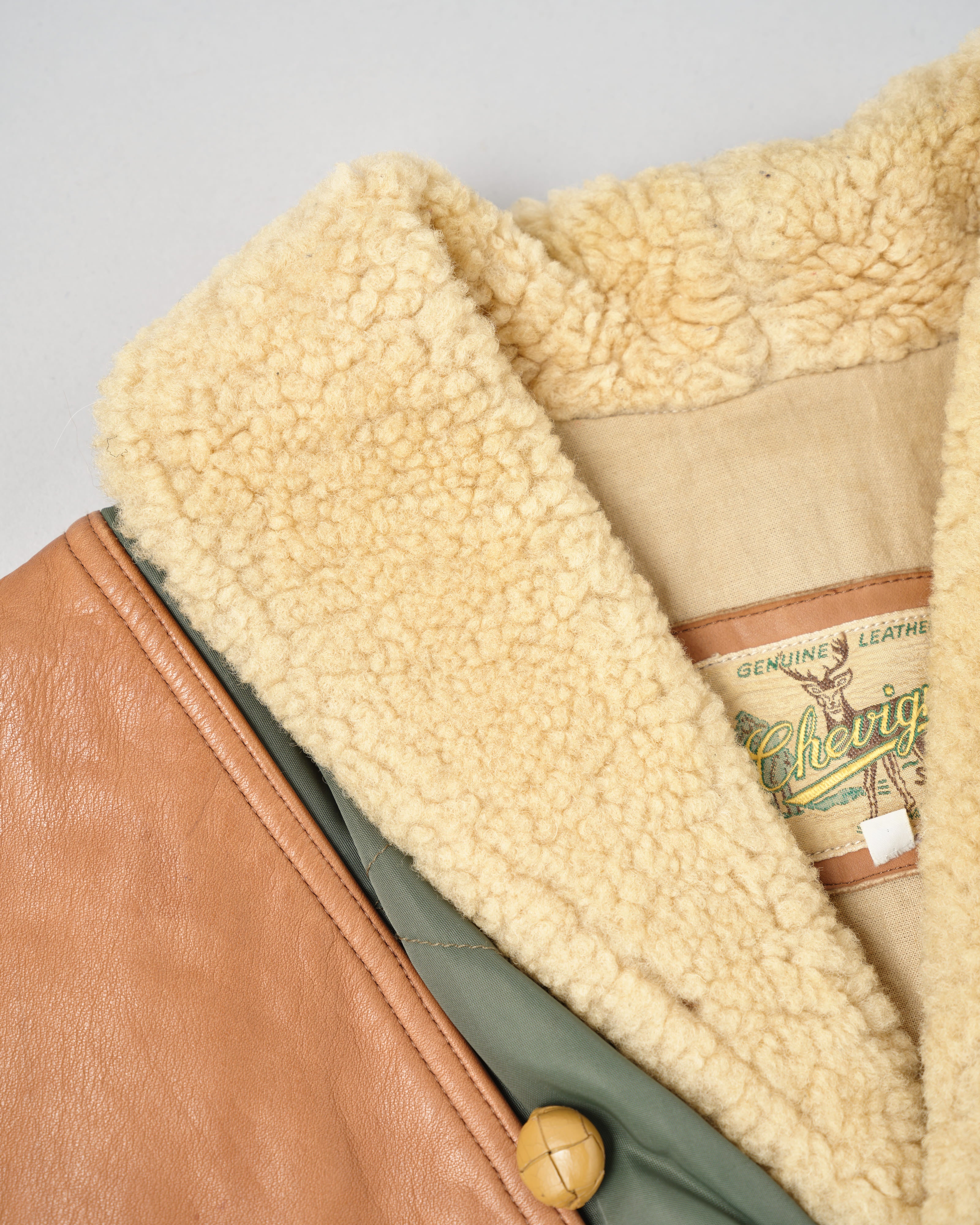 [~ 80's] Vieille veste à col châle CHEVIGNON Switching Design Taille.XL