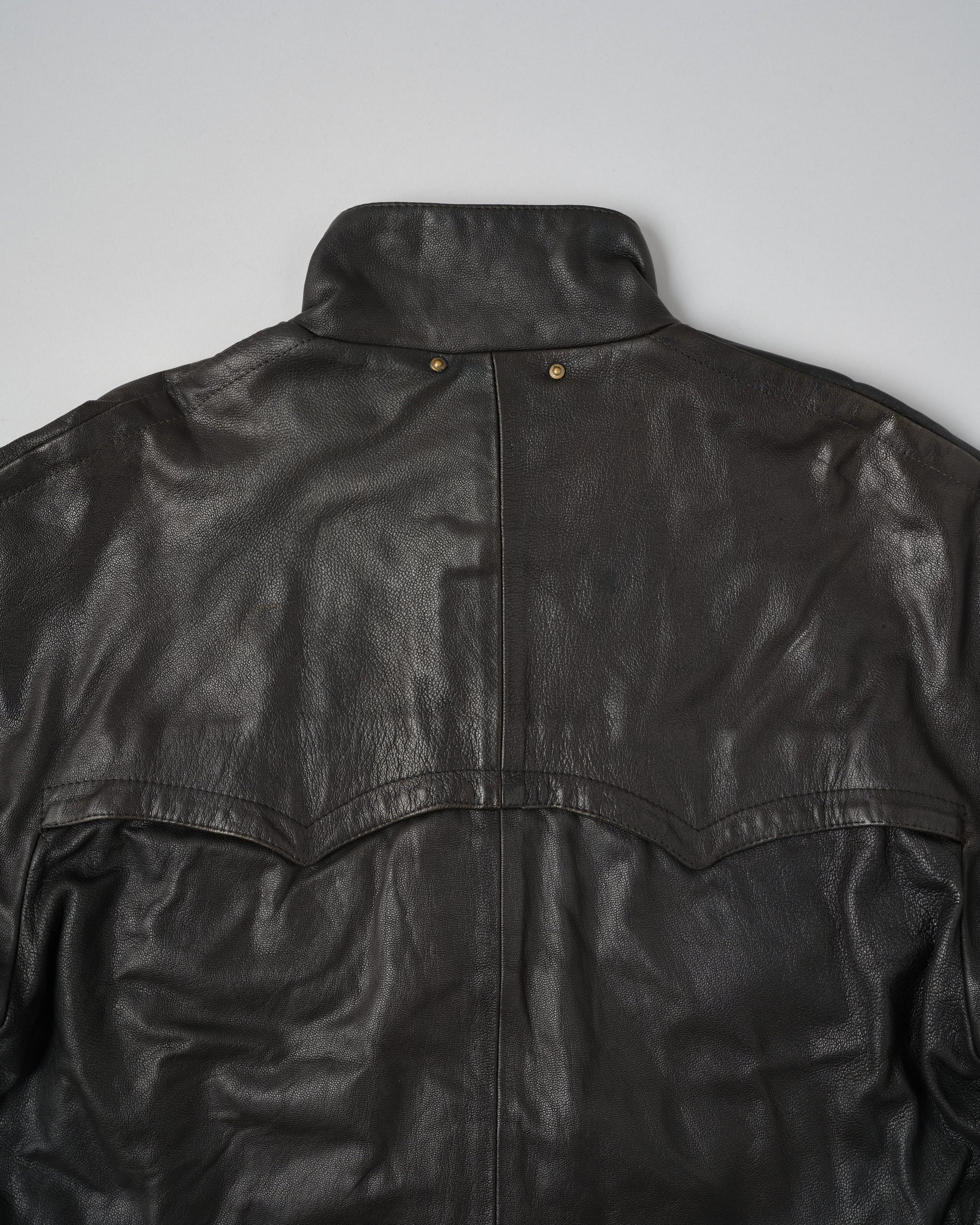 ［88AW］Old C.P.Company Black Leather Blouson Size.50