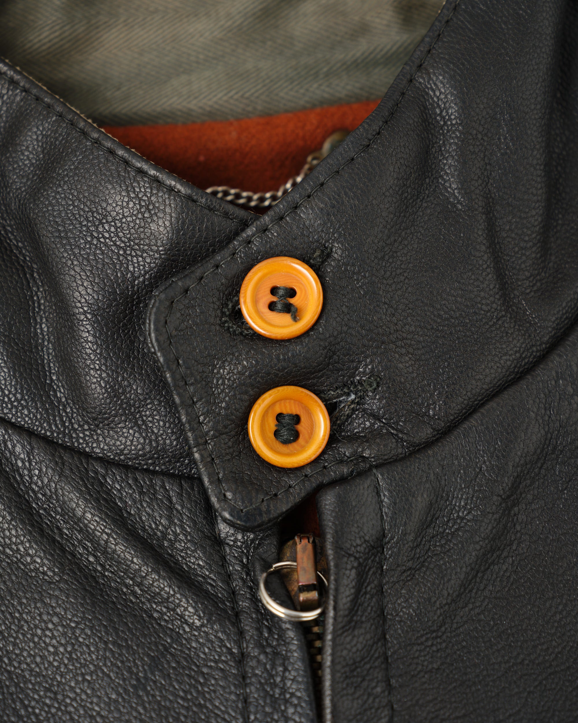［88AW］Old C.P.Company Black Leather Blouson Size.50