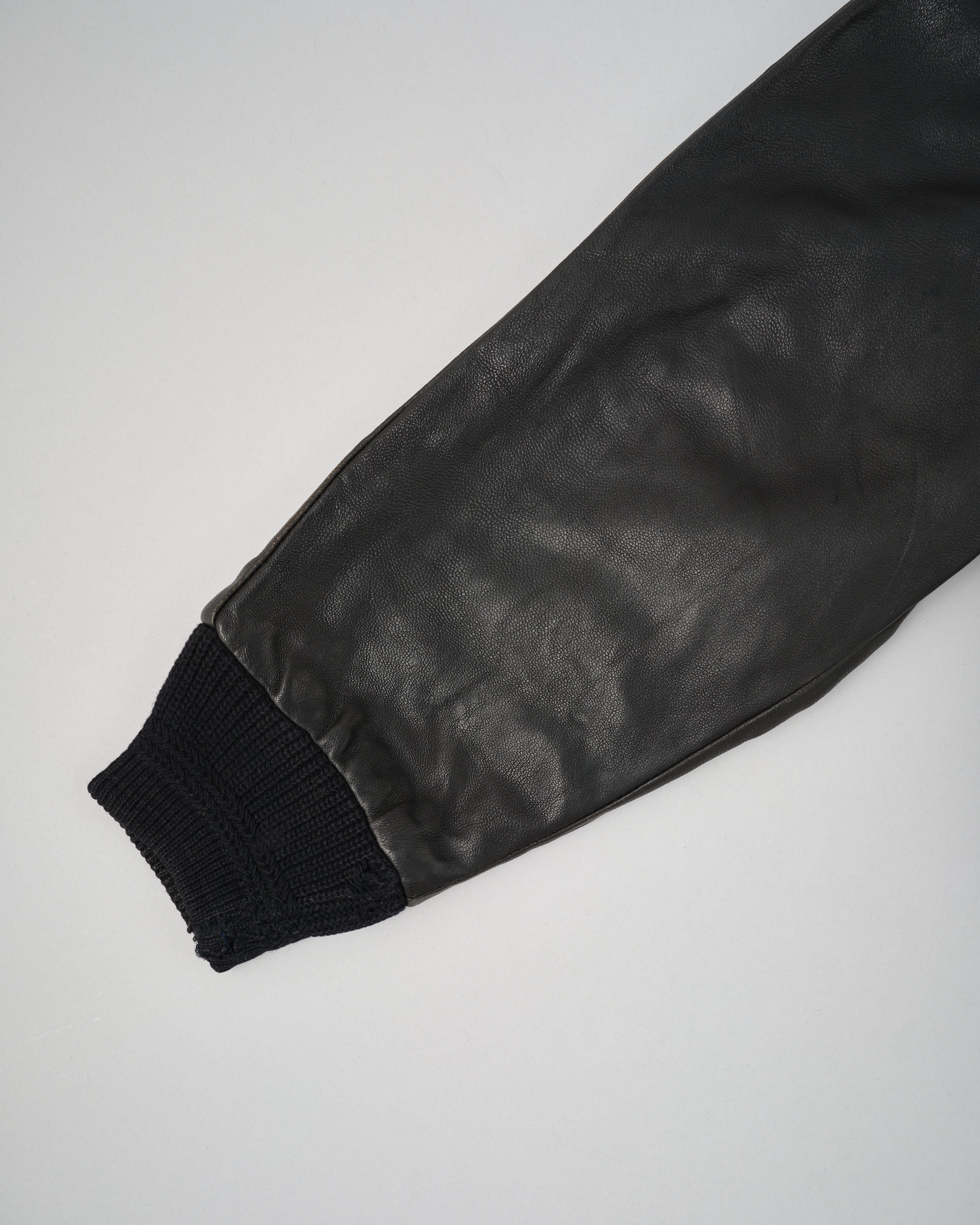 【88AW】Old C.P.Company Black Leather Blouson Size.50