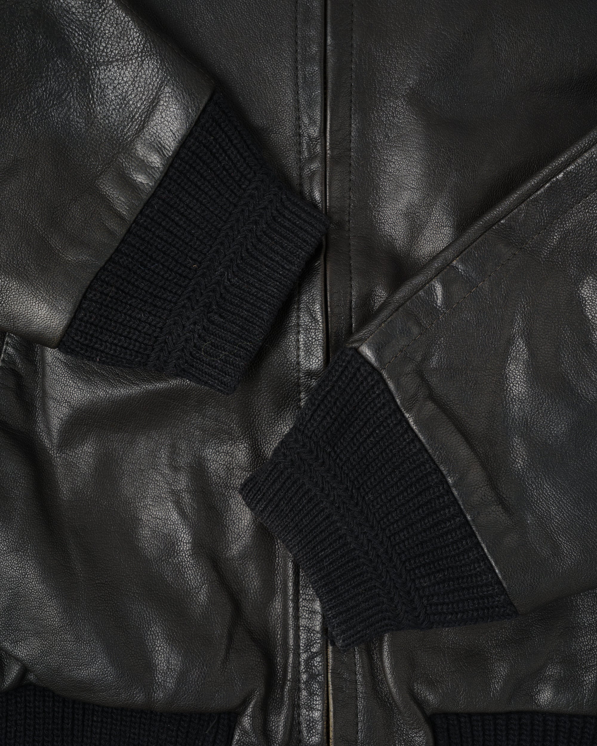 ［88AW］Old C.P.Company Black Leather Blouson Size.50