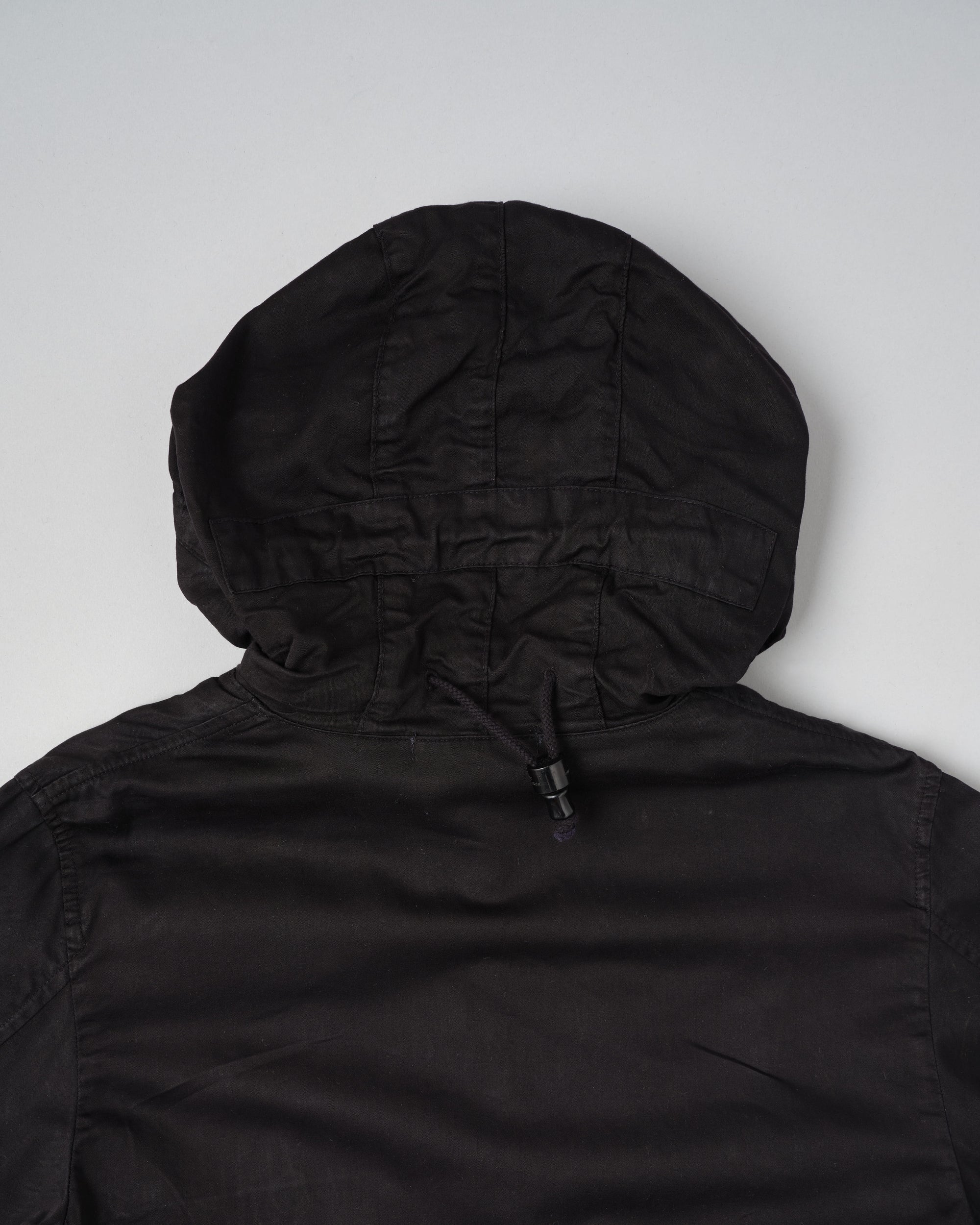 ［06AW］Old STONE ISLAND Garment Dyed Cotton Hooded Short Jacket Size.S "RASO GOMMATO"