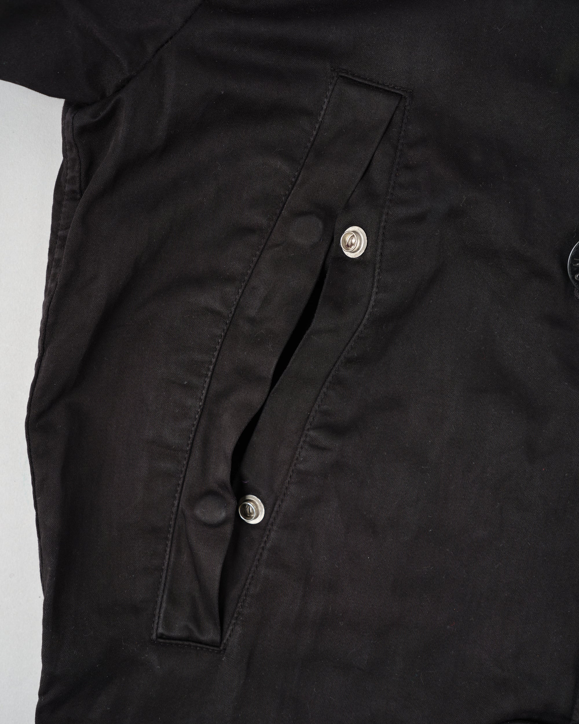 ［06AW］Old STONE ISLAND Garment Dyed Cotton Hooded Short Jacket Size.S "RASO GOMMATO"