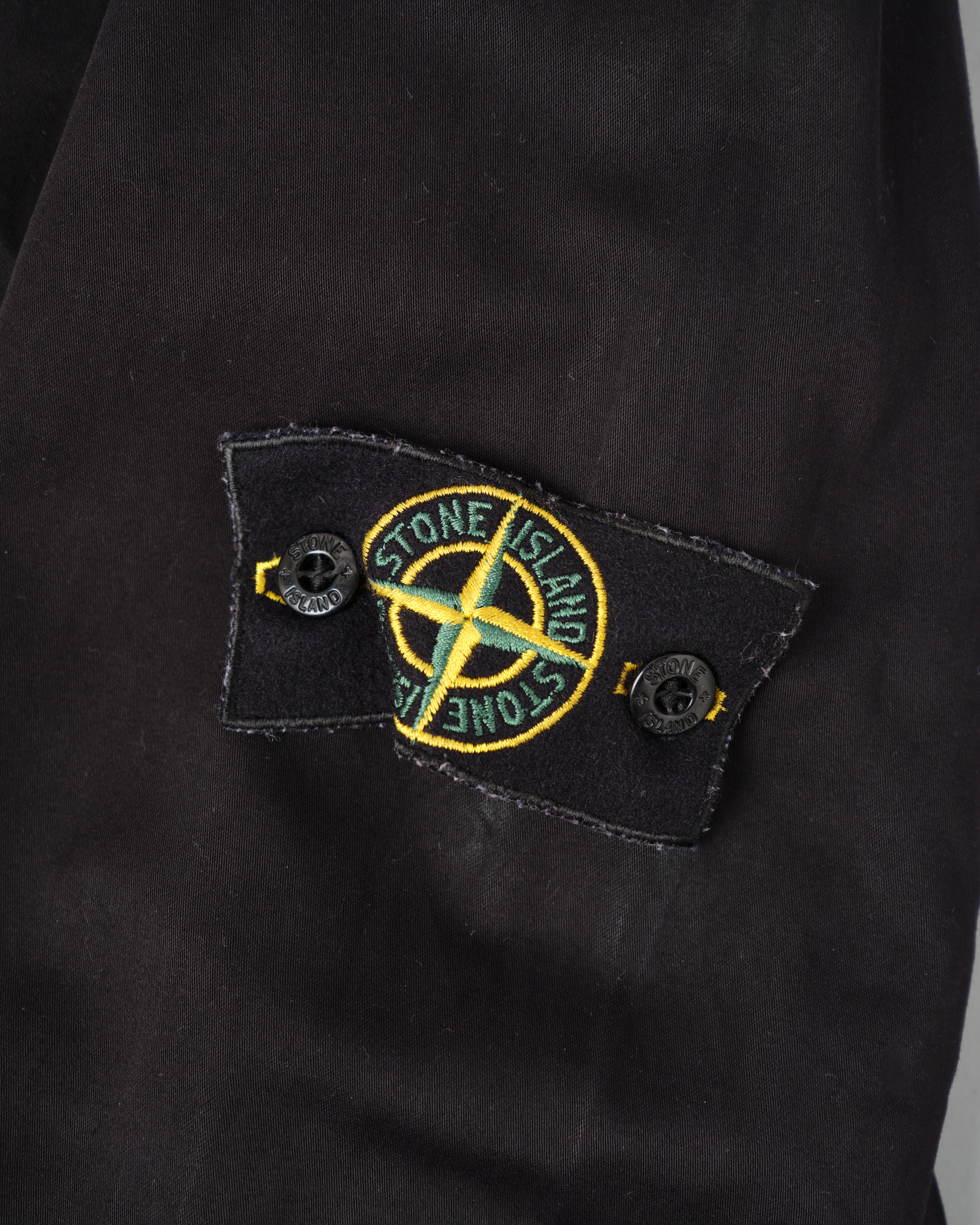 【06AW】เสื้อแจ็คเก็ตตัวสั้นมีฮู้ดผ้าฝ้าย Old STONE ISLAND Size.S "RASO GOMMATO"