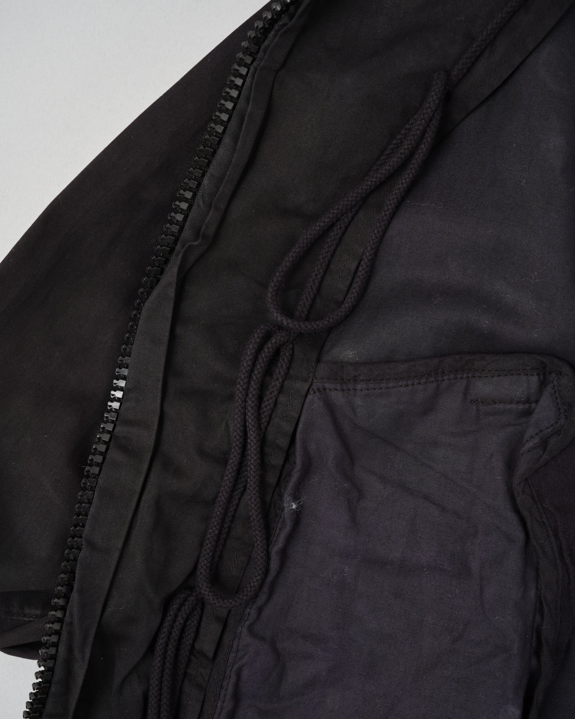 ［06AW］Old STONE ISLAND Garment Dyed Cotton Hooded Short Jacket Size.S "RASO GOMMATO"