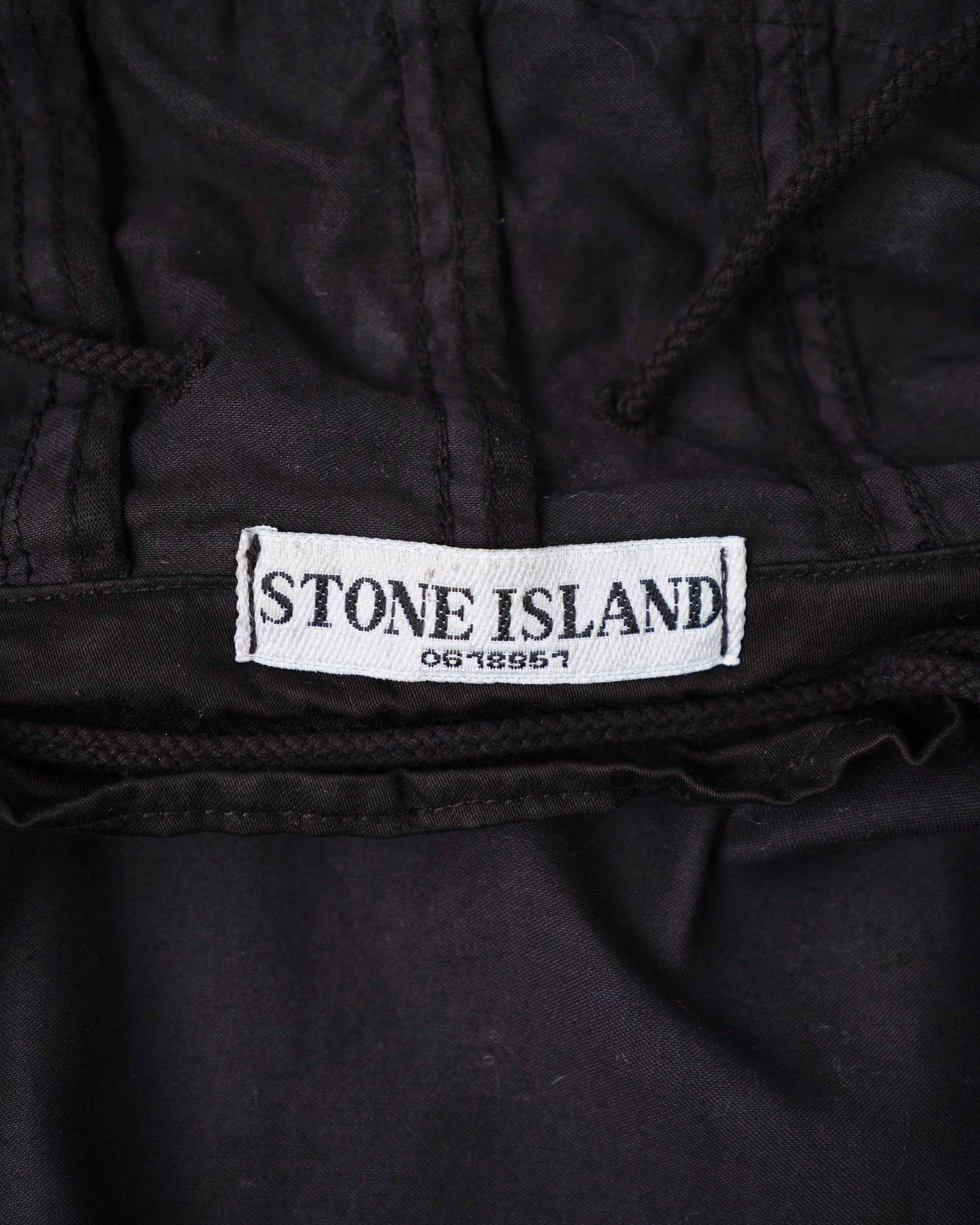 ［06AW］Old STONE ISLAND Garment Dyed Cotton Hooded Short Jacket Size.S "RASO GOMMATO"