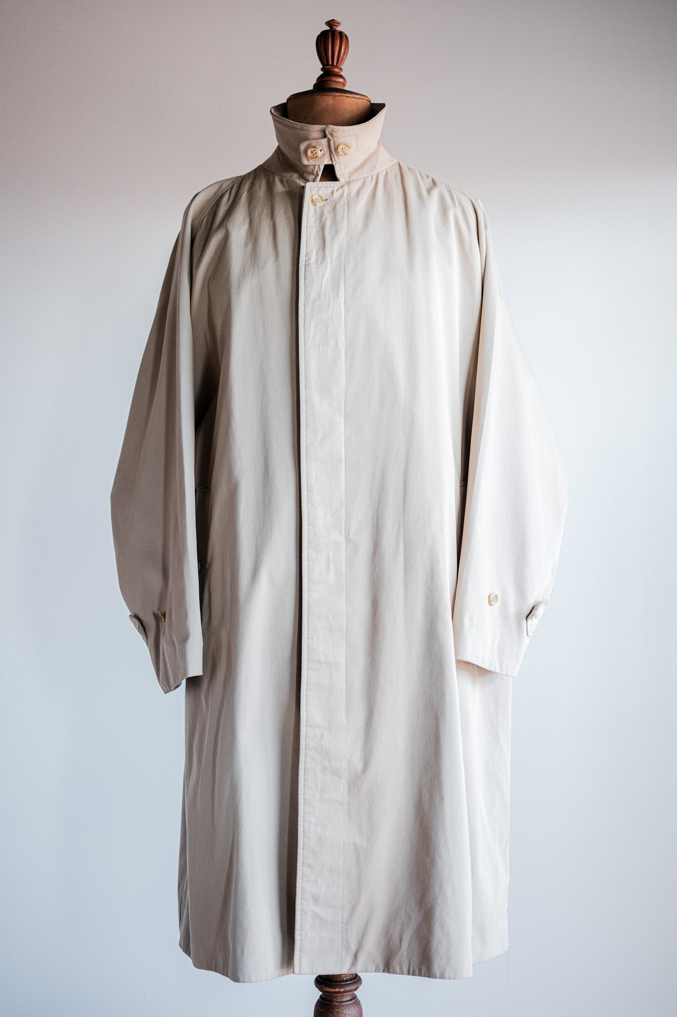 [~ 80 년대] 빈티지 그렌 펠 싱글 라글란 발 마카안 코트 크기.