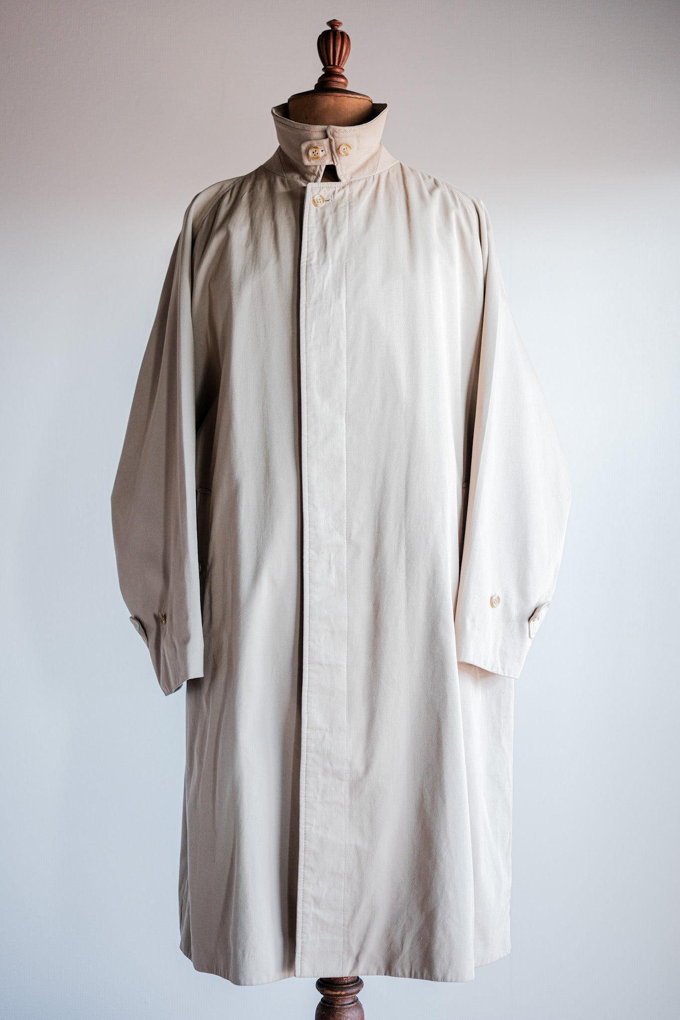 【~80’s】Vintage Grenfell Single Raglan Balmacaan Coat Size.42