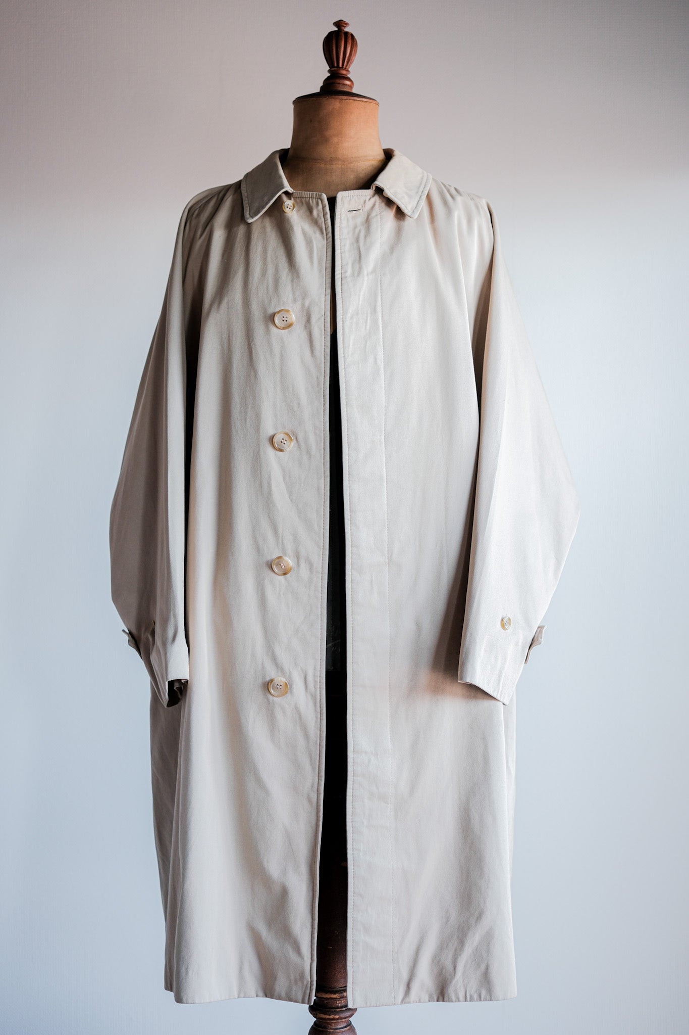[~ 80 년대] 빈티지 그렌 펠 싱글 라글란 발 마카안 코트 크기.