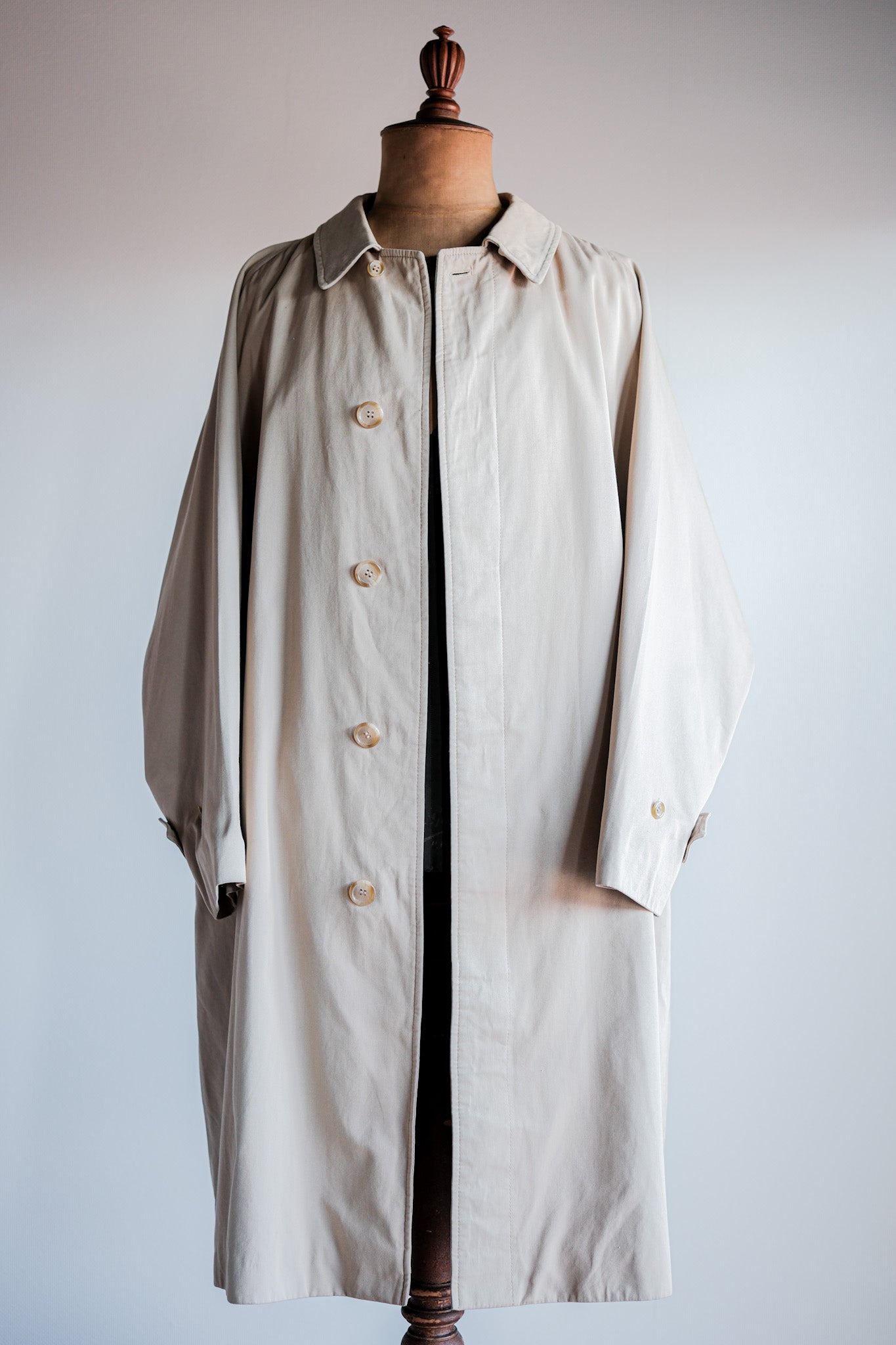 【~80’s】Vintage Grenfell Single Raglan Balmacaan Coat Size.42